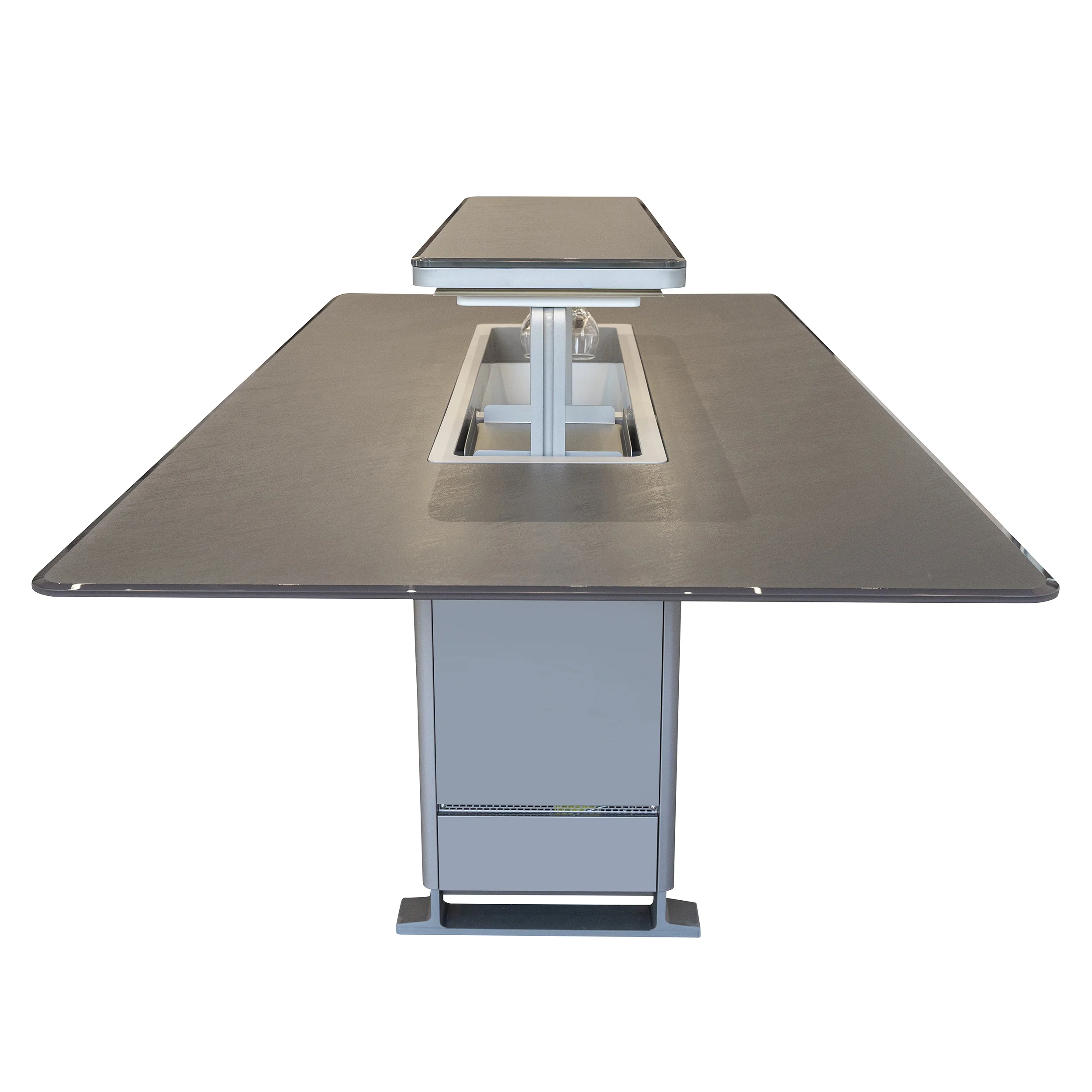 Cinetico Smart Dining Table, Sandstone Black, 5.3 cu.ft fridge and freezer with Bluetooth control - Image 20