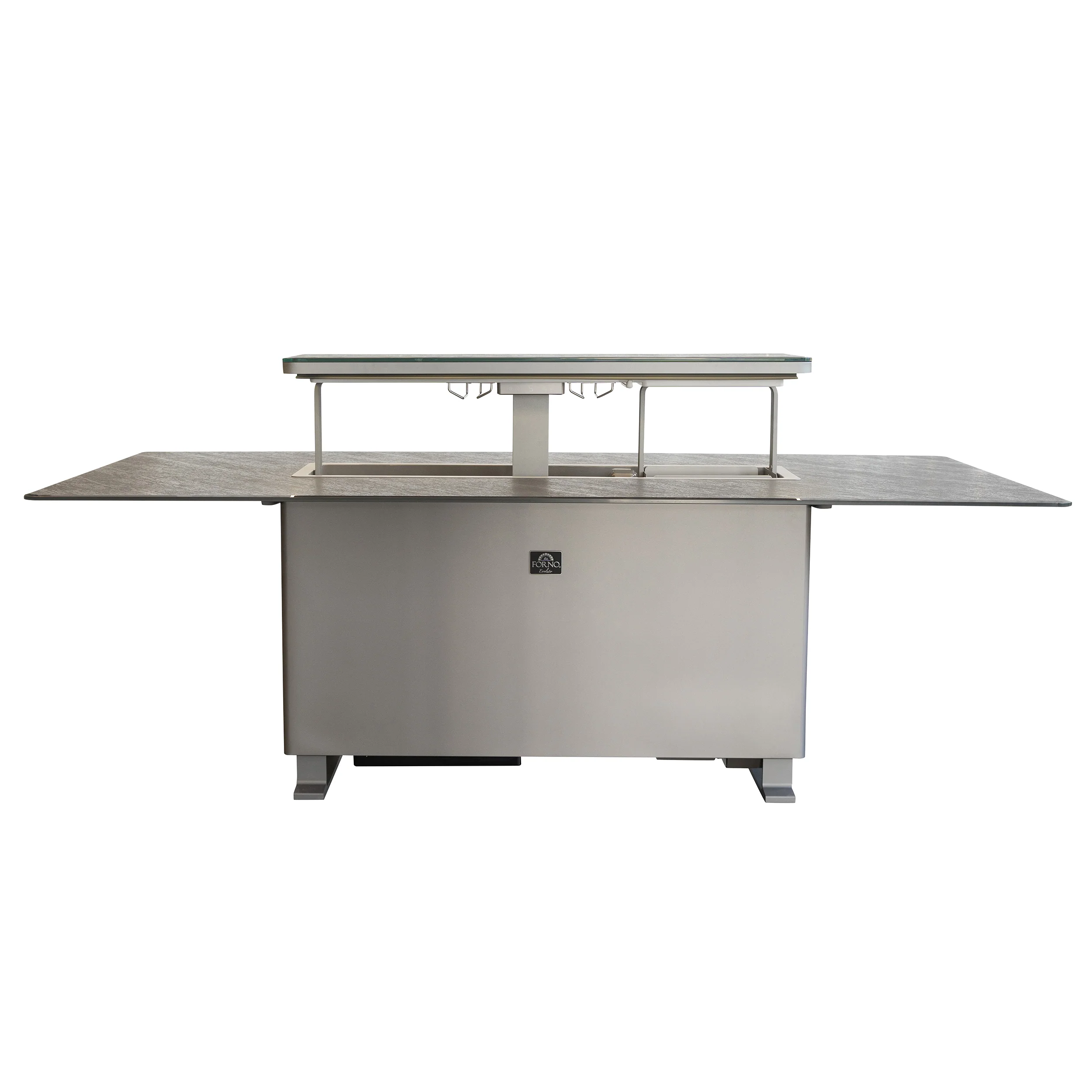 Cinetico Smart Dining Table, Sandstone Black, 5.3 cu.ft fridge and freezer with Bluetooth control - Image 4
