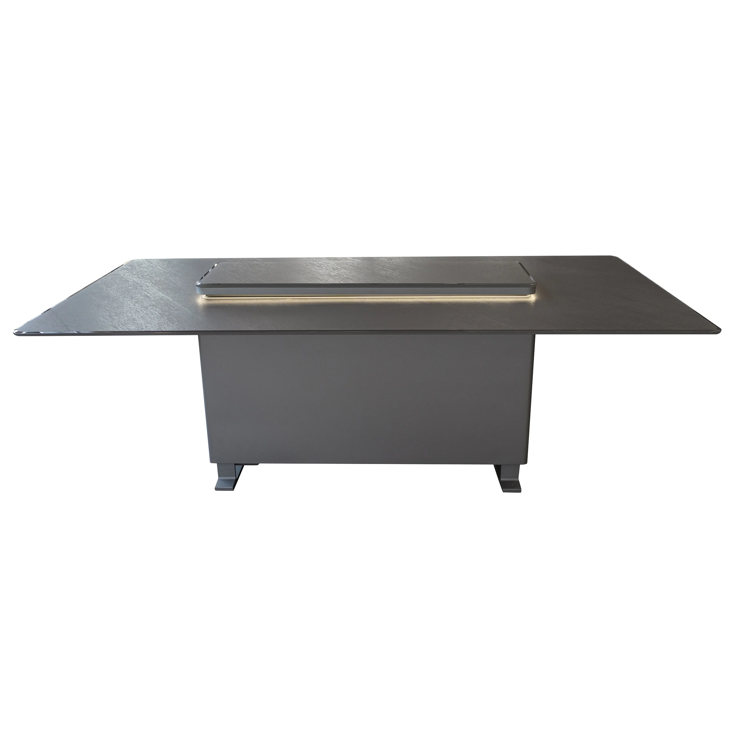 Cinetico Smart Dining Table, Sandstone Black, 5.3 cu.ft fridge and freezer with Bluetooth control - Image 7