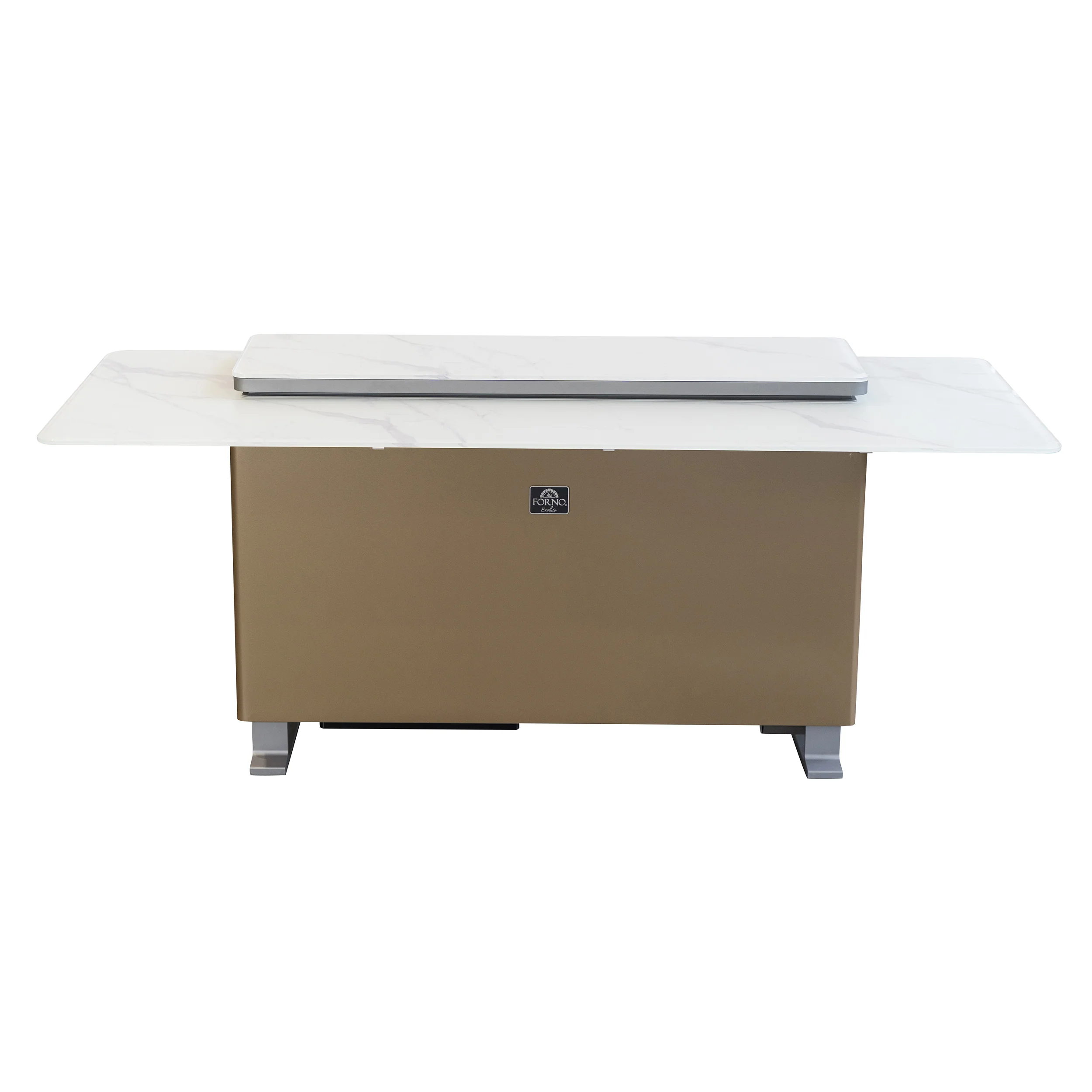 Elevato Smart Bar Table in White, 5.3 cu.ft fridge and freezer with Bluetooth control - Image 2