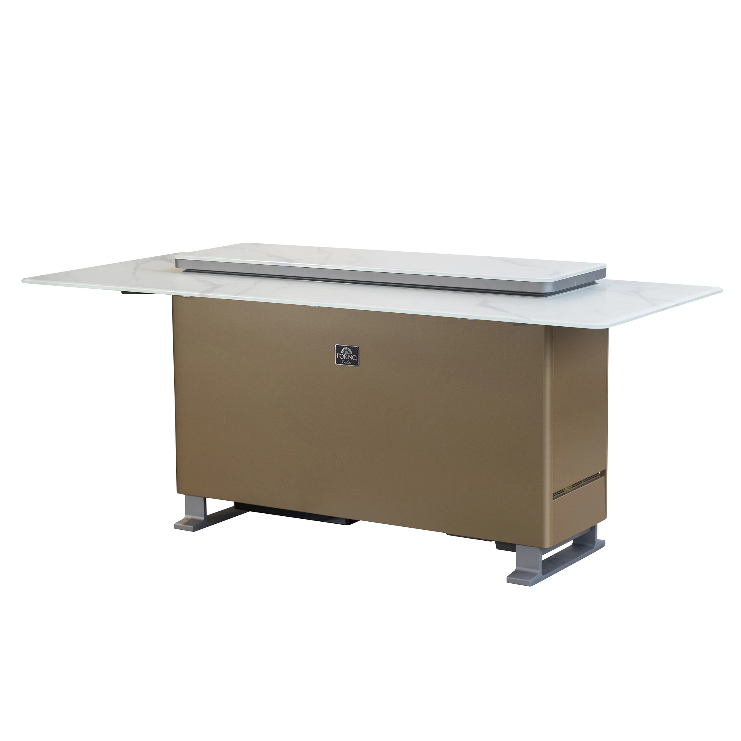 Elevato Smart Bar Table in White, 5.3 cu.ft fridge and freezer with Bluetooth control - Image 6