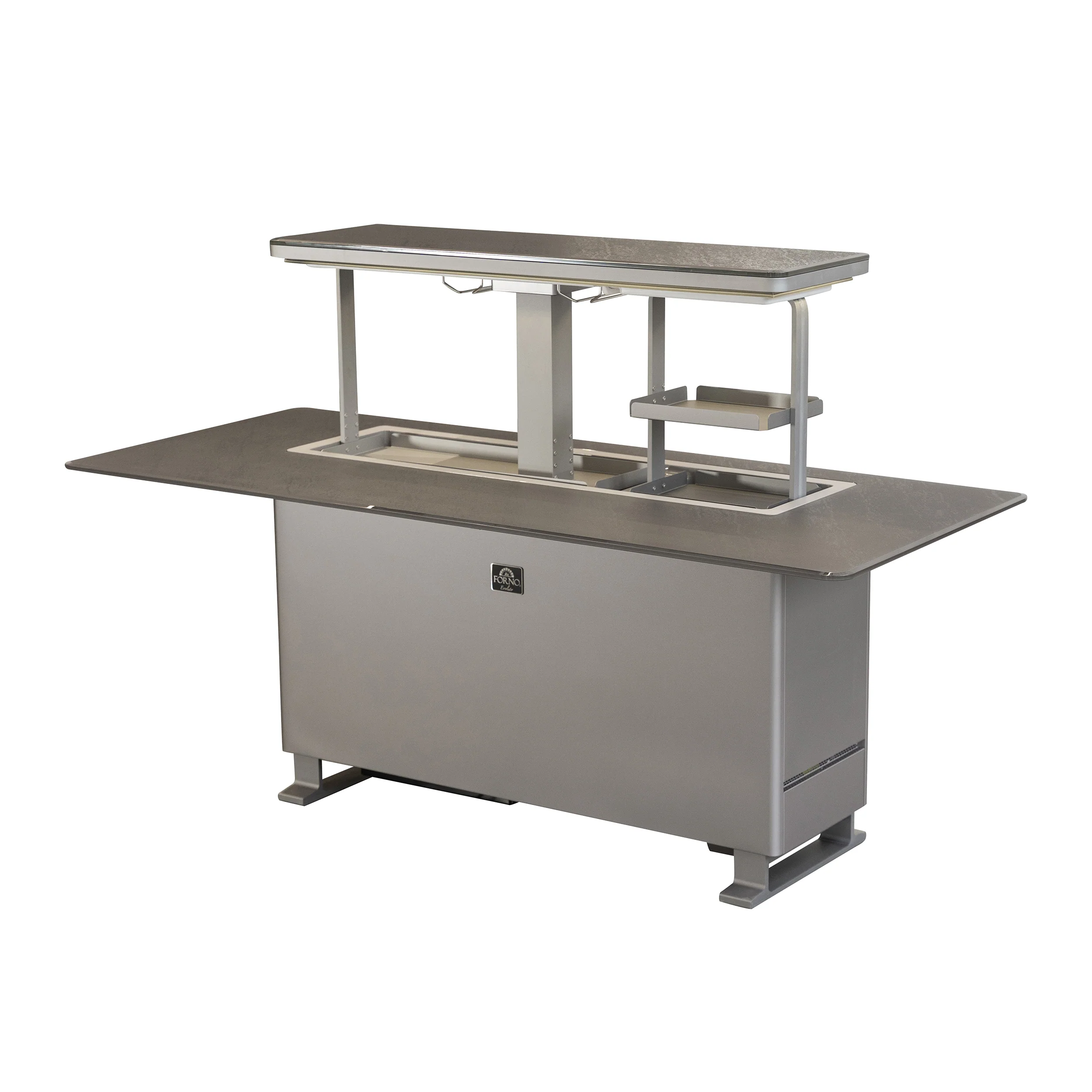 Elevato Smart Bar Table, Sandstone Black, 5.3 cu.ft fridge and freezer with Bluetooth control - Image 11