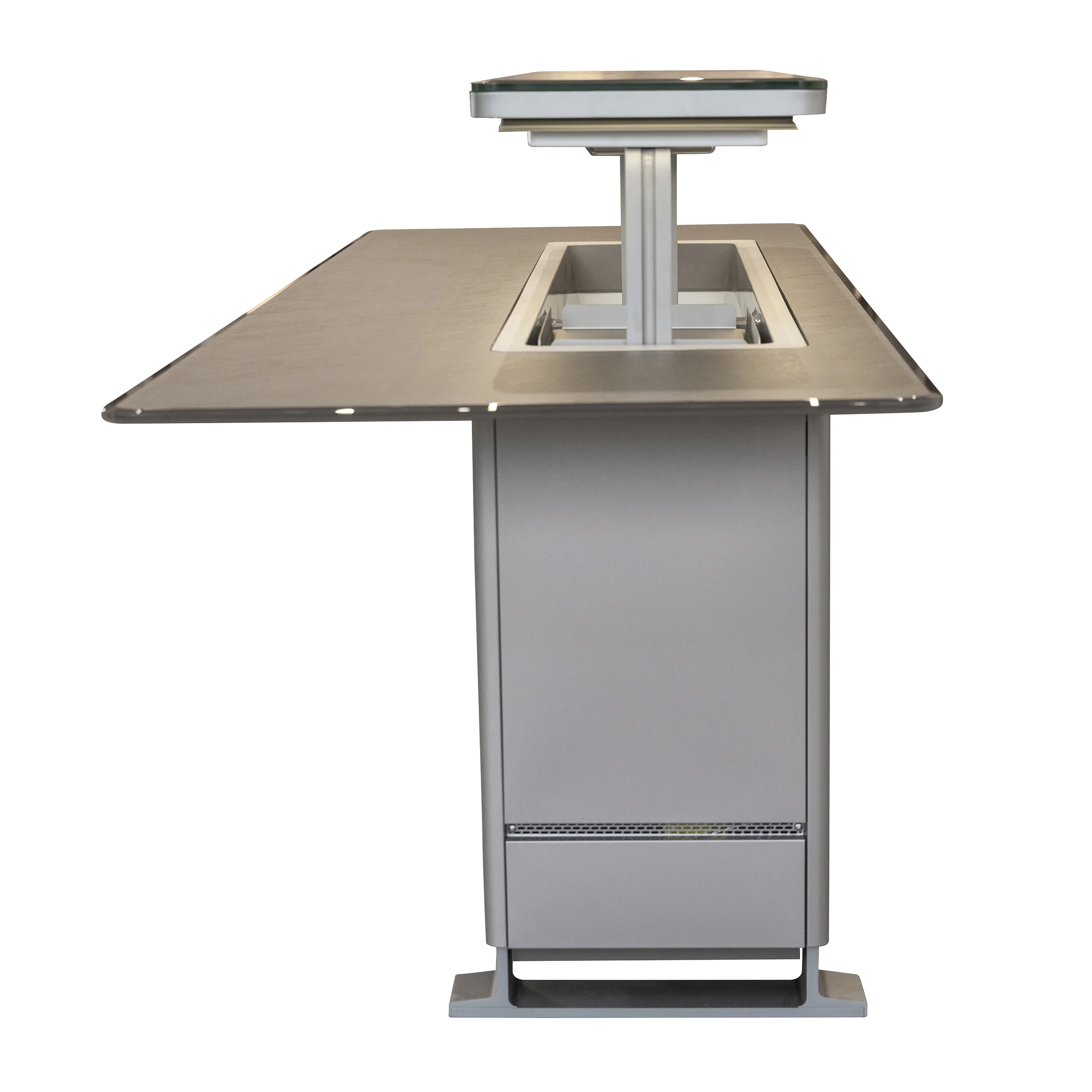 Elevato Smart Bar Table, Sandstone Black, 5.3 cu.ft fridge and freezer with Bluetooth control - Image 14