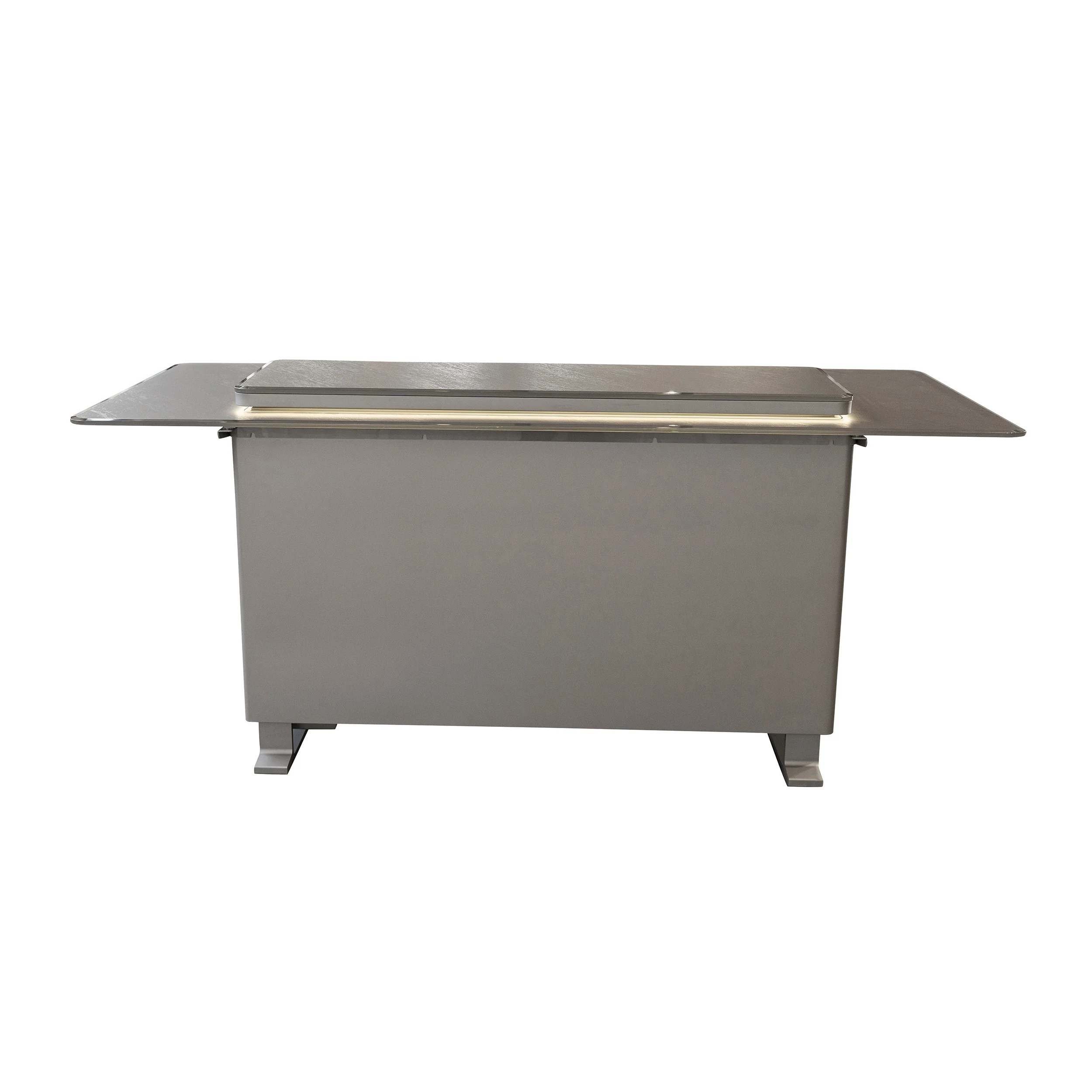 Elevato Smart Bar Table, Sandstone Black, 5.3 cu.ft fridge and freezer with Bluetooth control - Image 4