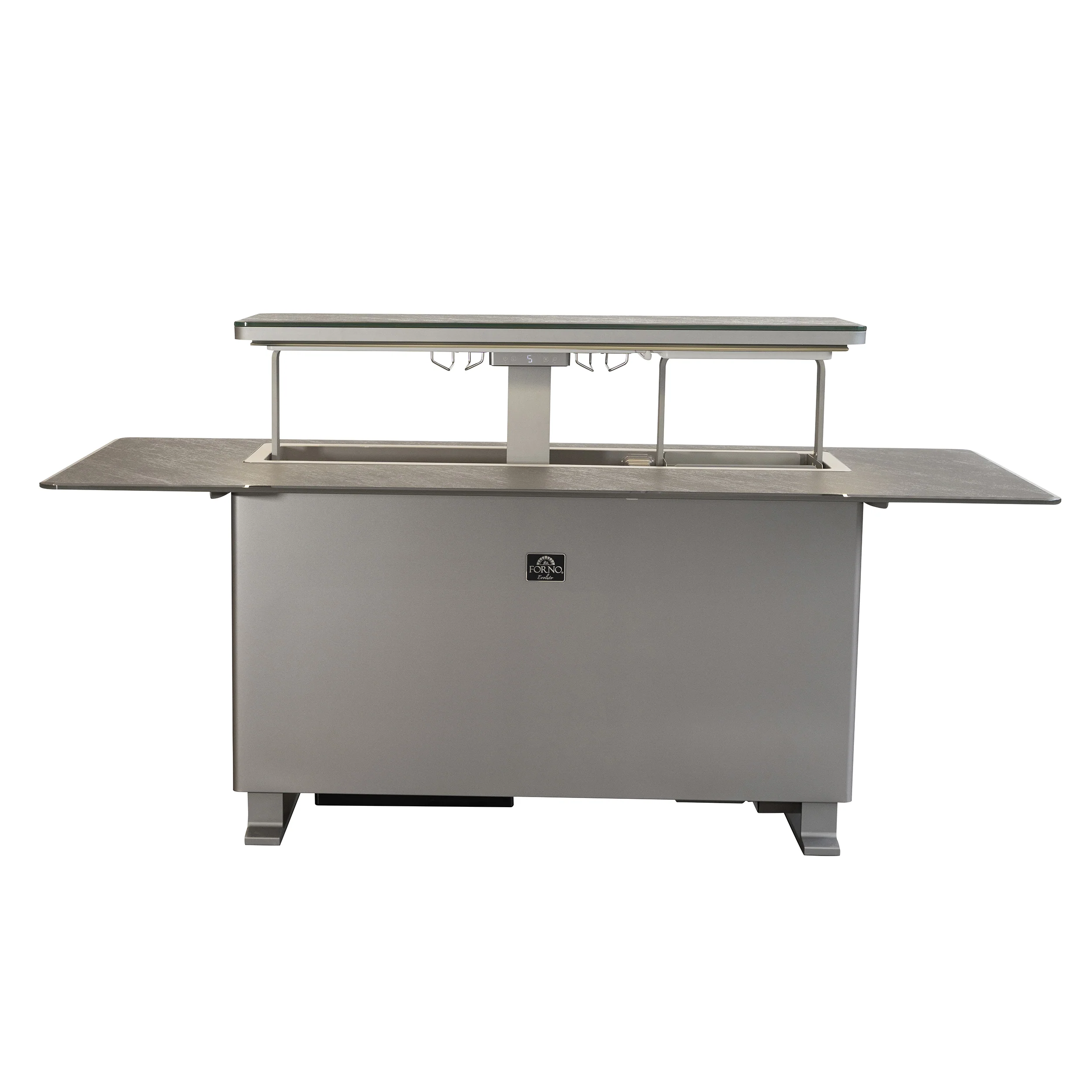 Elevato Smart Bar Table, Sandstone Black, 5.3 cu.ft fridge and freezer with Bluetooth control - Image 5