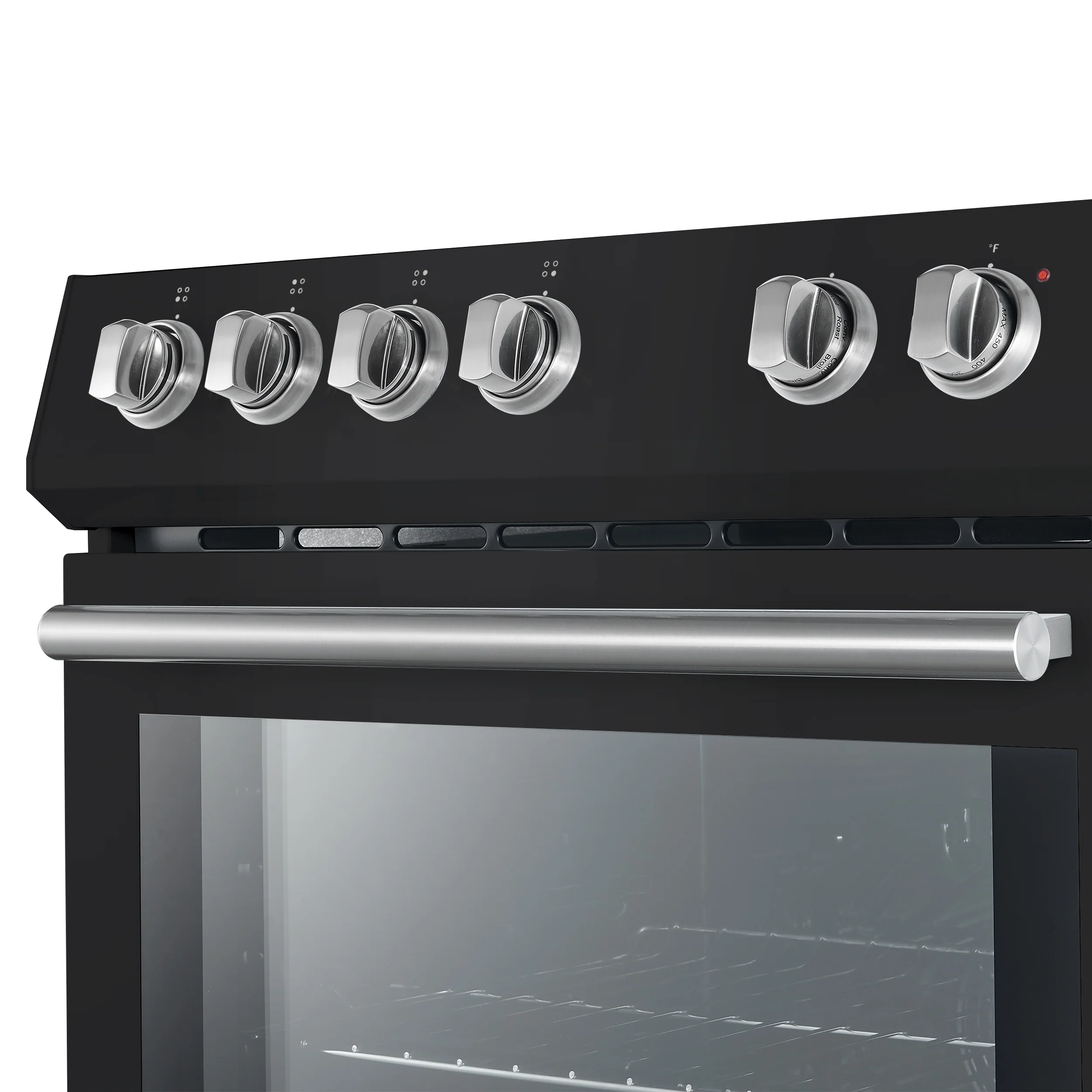 FORNO Premium 3-Piece Kitchen Bundle - Leonardo Espresso 30" Black Range, 30" Black Range Hood, 31" Black Refrigerator - FBDL-001-02CA - Image 6