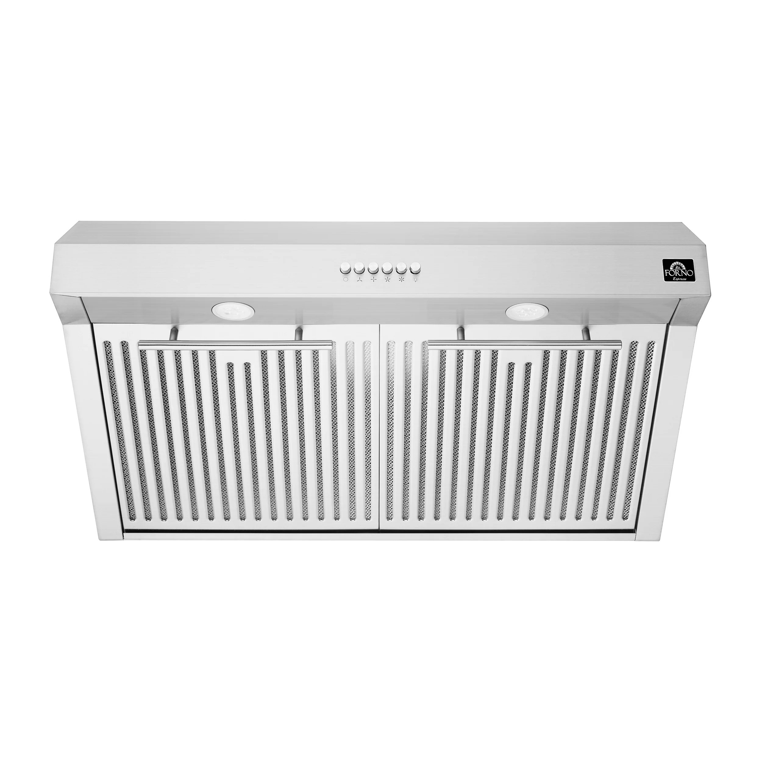 FORNO Premium 2-Piece Kitchen Bundle - Leonardo Espresso 30" Stainless Steel Range, 30" Stainless Steel Range Hood - FBDL-002-01US - Image 4