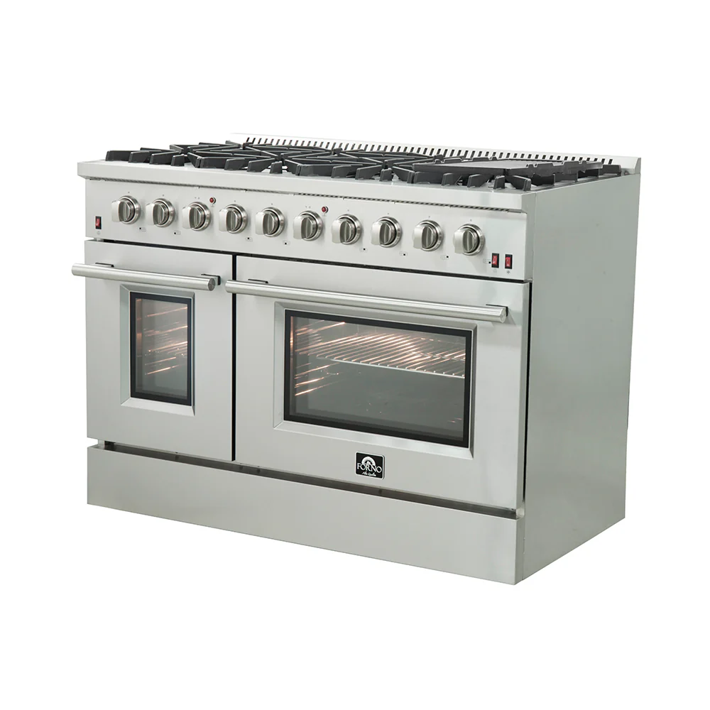 FORNO Premium 2-Piece Kitchen Bundle - Galiano 48" Gas Range, 60" Side-by-Side Refrigerator - FBDL-005-01CAUS - Image 4