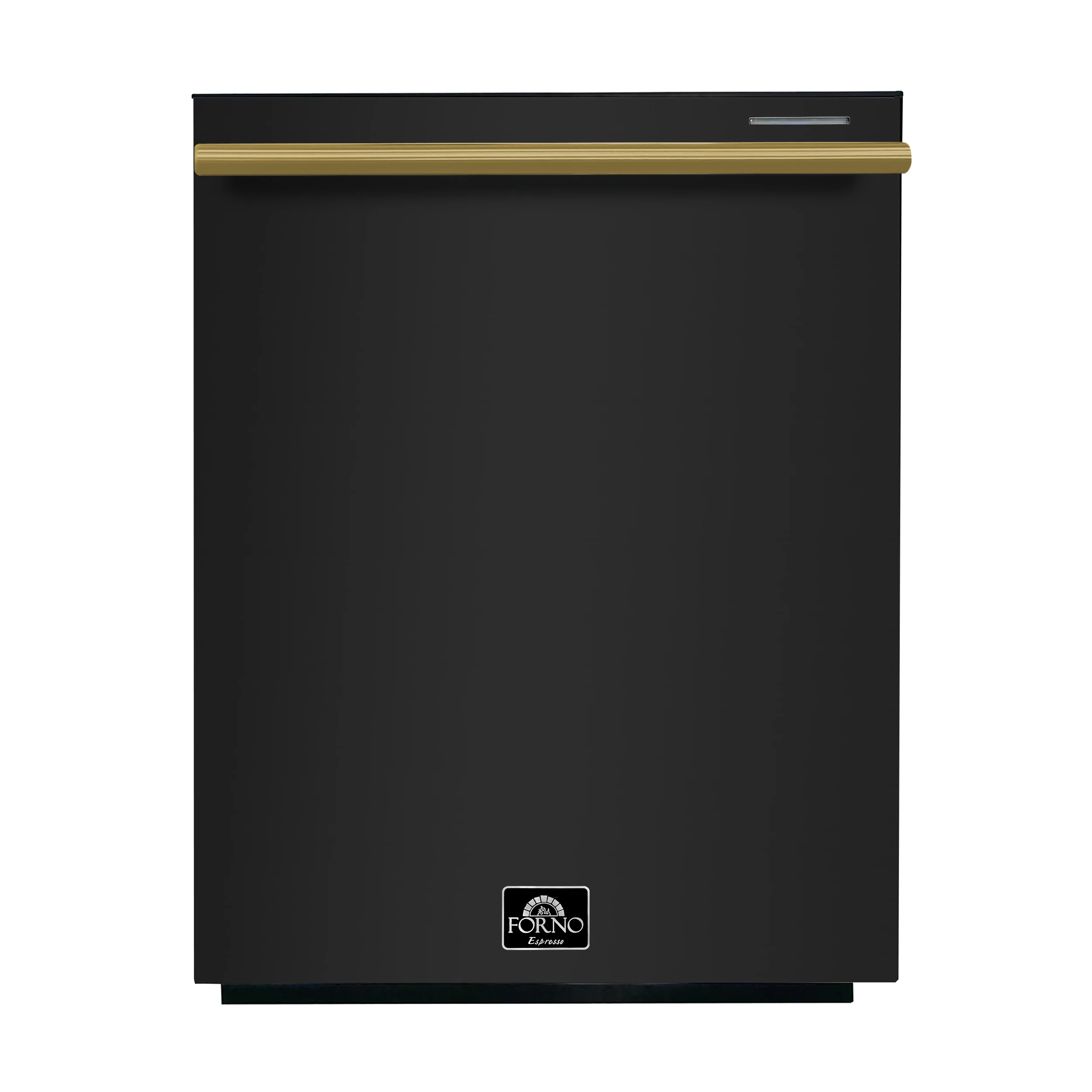 FORNO Premium 4-Piece Kitchen Bundle - Leonardo Espresso 30" Black Range, 30" Black Range Hood, 31" Black Bottom Freezer Refrigerator, 24" Black Built-In Dishwasher - FBDL-006-02CA - Image 13