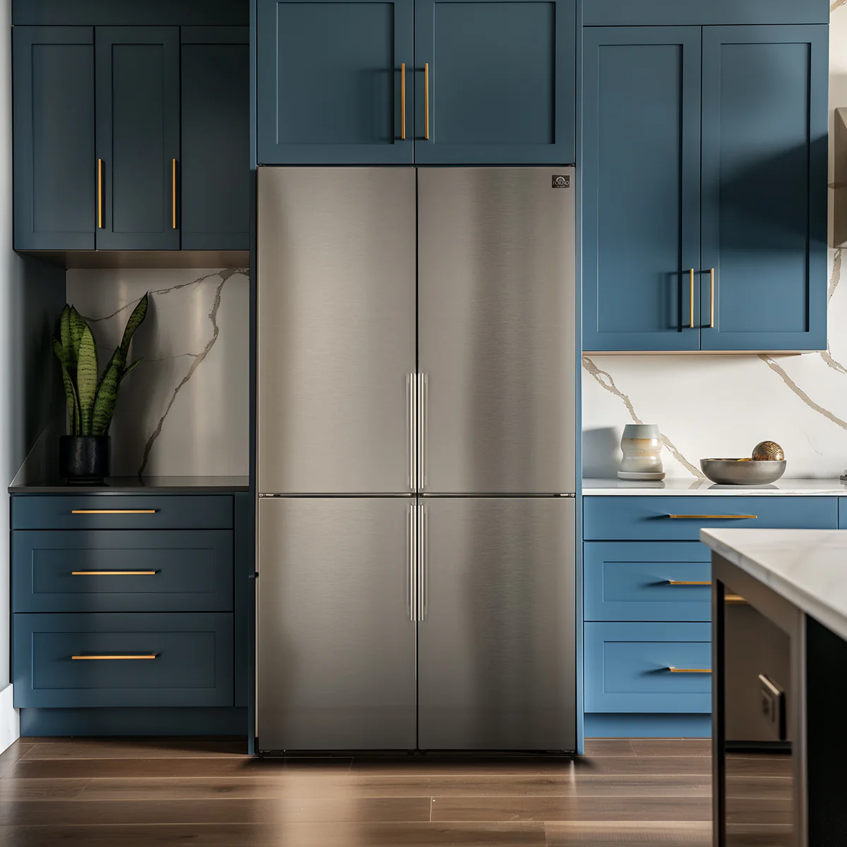 FORNO Premium 2-Piece Kitchen Bundle - Donatello 30" Induction Range, Guardia 46.8" Bottom Freezer Refrigerator - FBDL-008-01CAUS - Image 7
