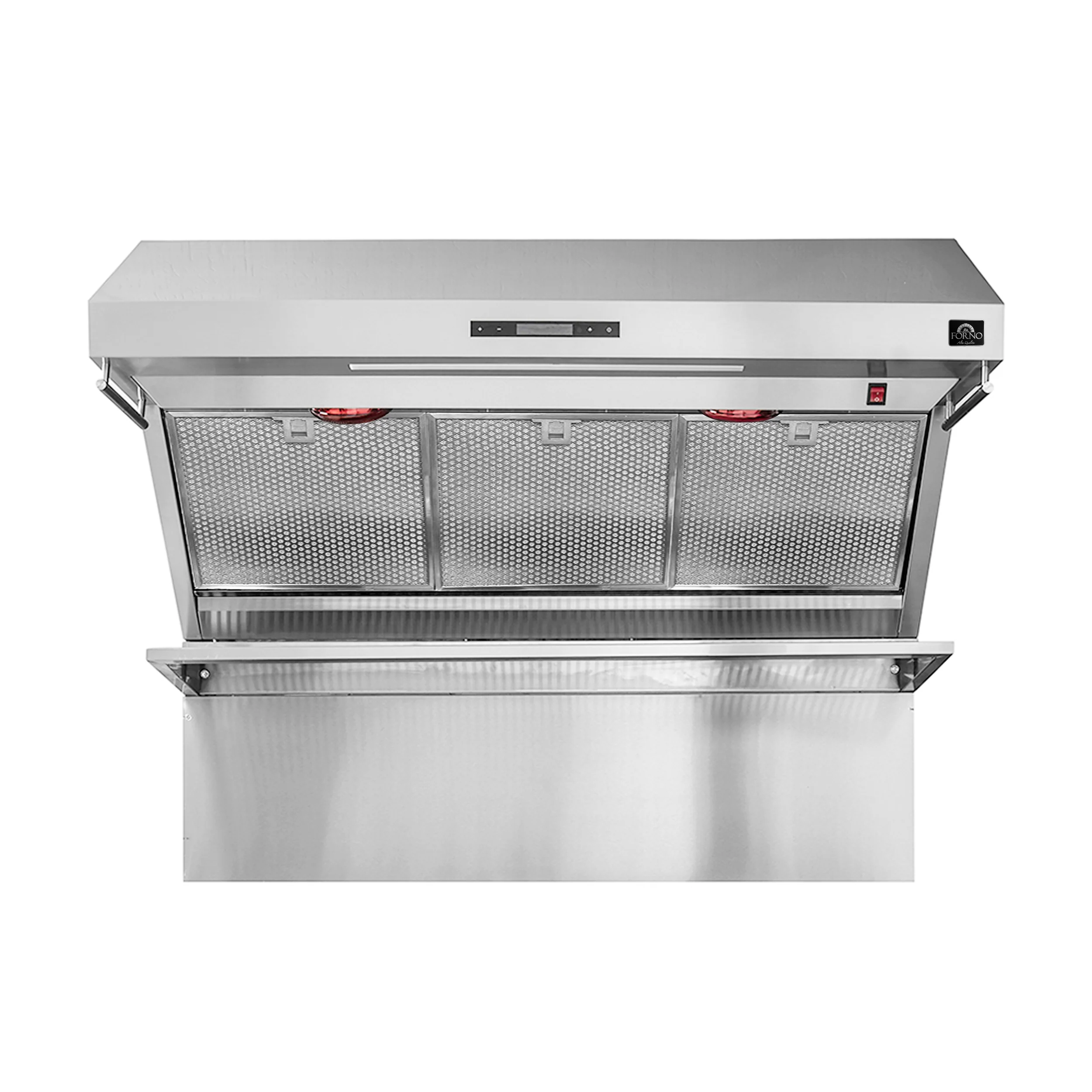 FORNO Premium 3-Piece Kitchen Bundle - FORNO Galiano 48" Freestanding Dual Fuel Range, FORNO Rizzuto 60" W. Dual Combo Convertible Refrigerator, FORNO 48" Wall Mount Range Hood - FBDL-017-02US - Image 8