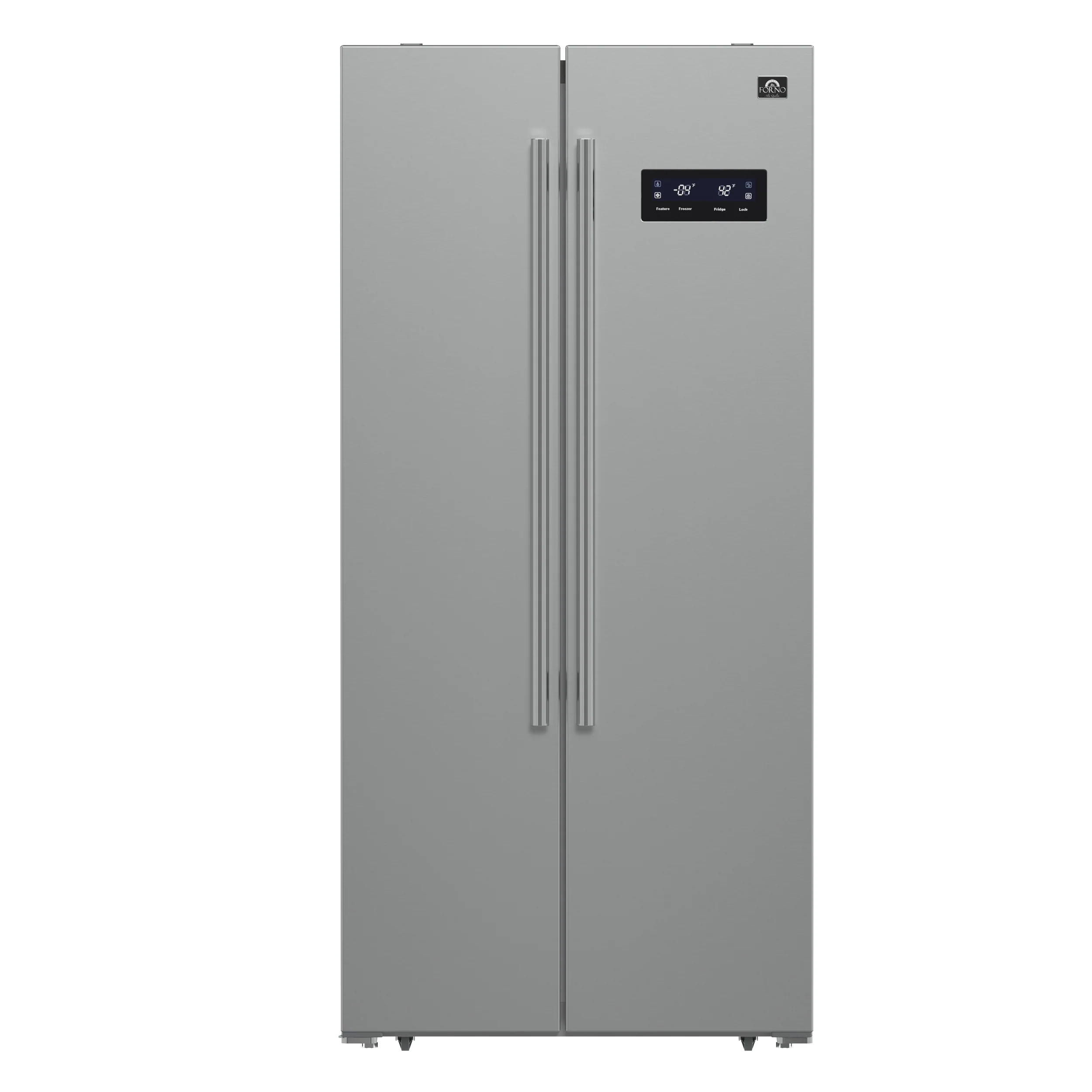 FORNO Premium 2-Piece Kitchen Bundle - Marco 30-inch Gas Range Stainless Steel, Forno Salerno 33" Side-by-Side Stainless Steel Refrigerator 15.6 cu.ft - FBDL-021-01CAUS - Image 7