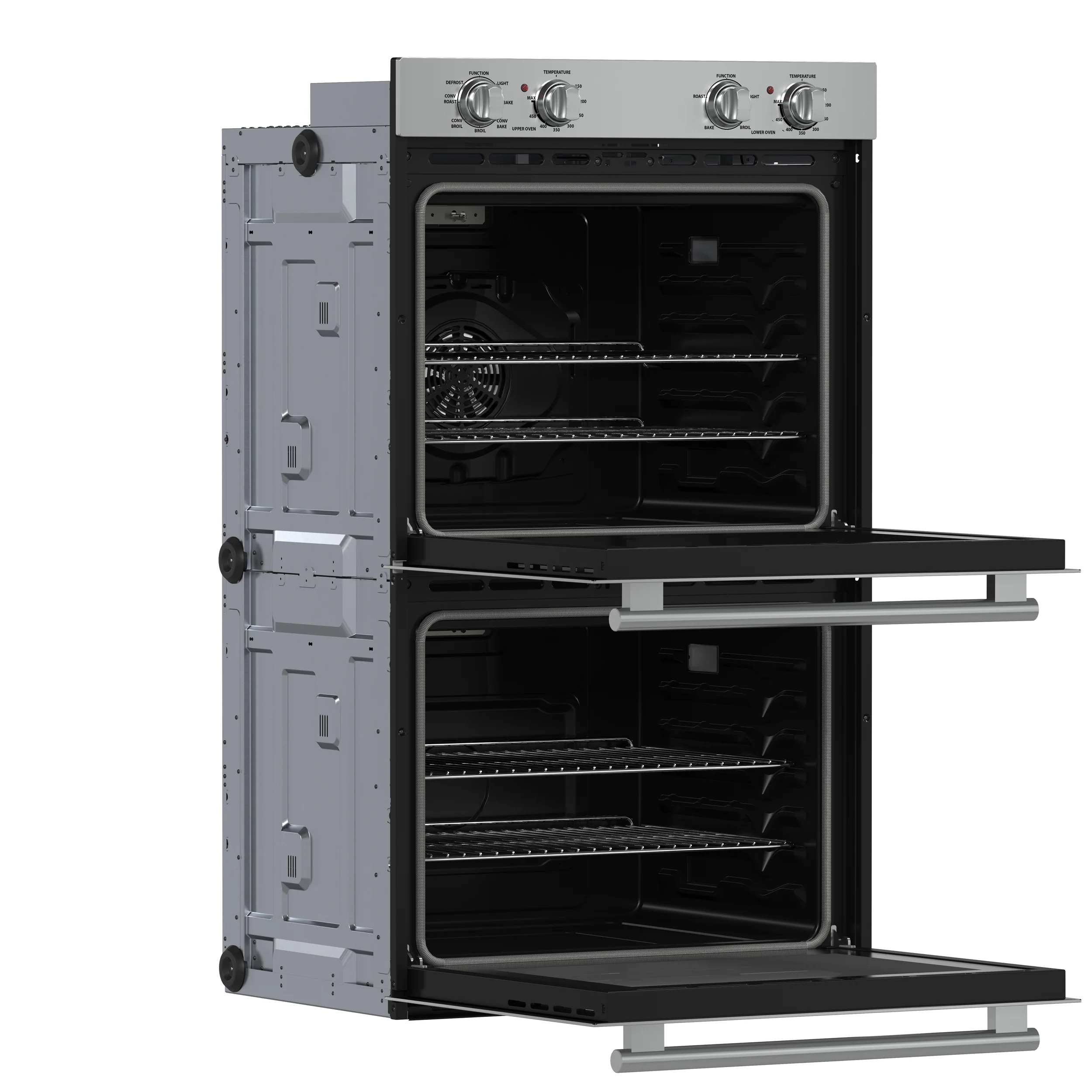 Forno Vomero 30-Inch Double Wall Oven, Stainless Steel, 10 cu.ft Total Capacity, 7100W Convection, Mechanical Controls, Self-Cleaning Function - Image 7