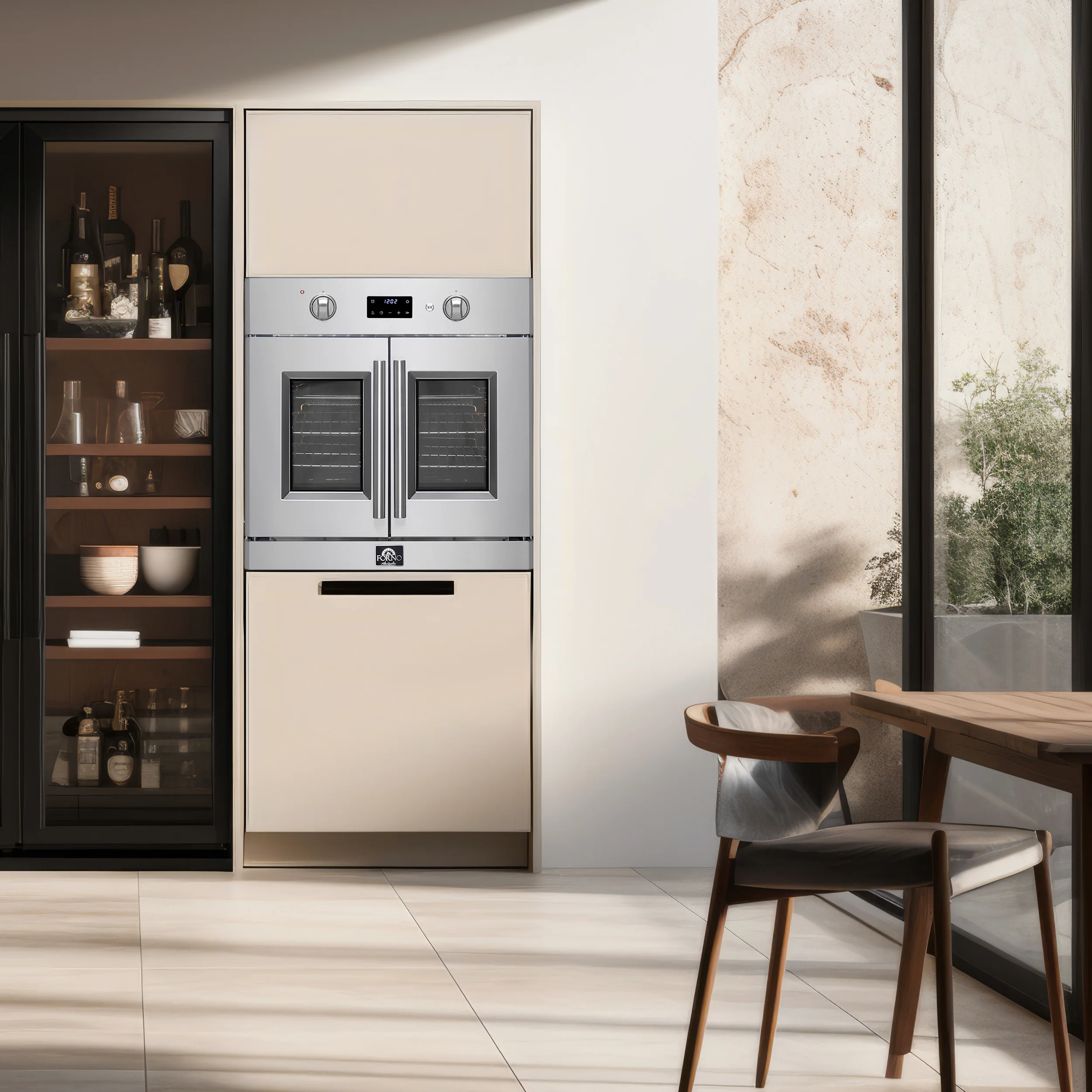Forno Asti 30-Inch French Door Electric Wall Oven in Stainless Steel, 3.68 cu. ft. True Convection, 3,600W, Air Fry, Sous Vide, Self-Clean - Image 10