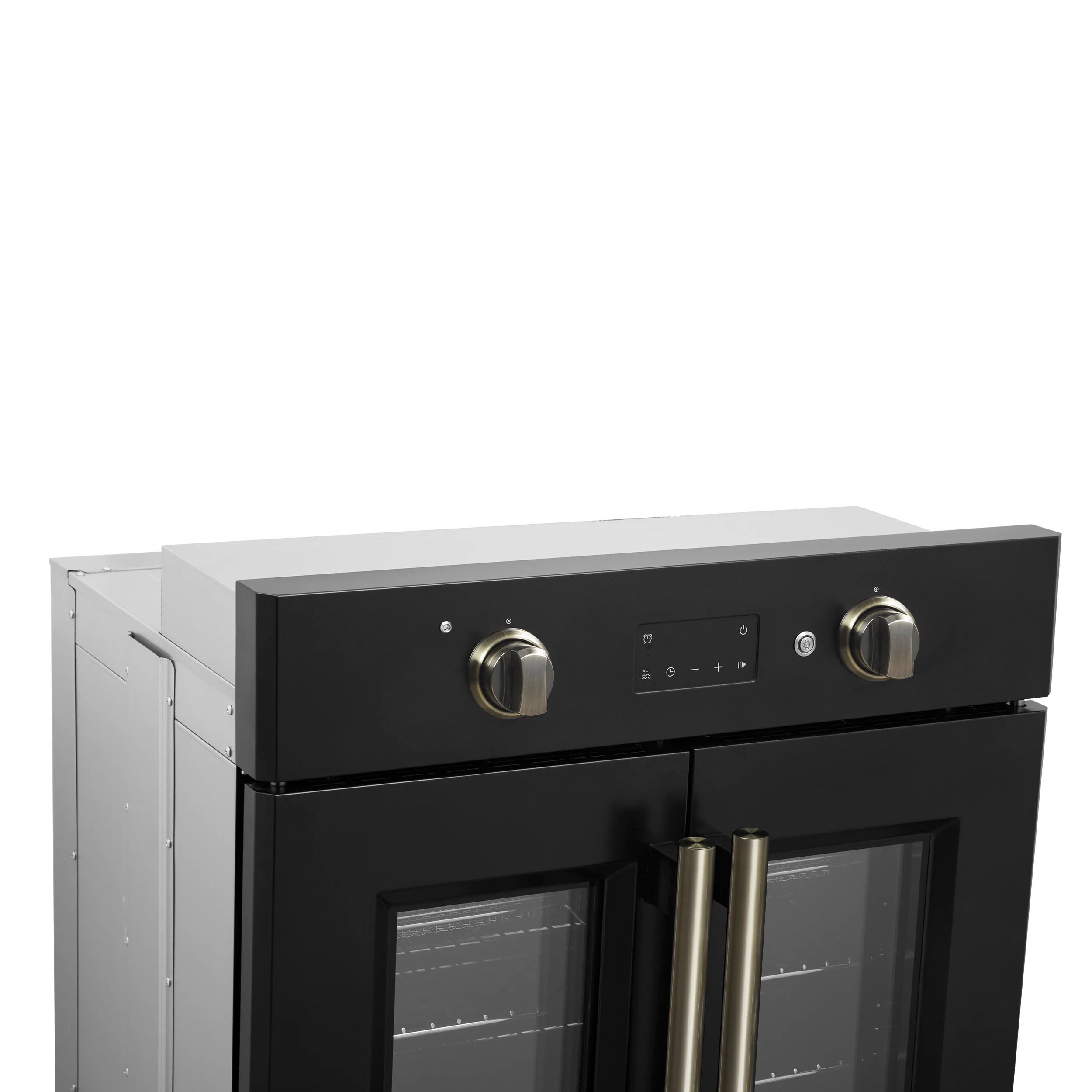 Forno Asti 30-Inch French Door Electric Wall Oven in Black & Antique Brass, 3.68 cu. ft. True Convection, 3,600W, Air Fry, Sous Vide, Self-Clean - Image 10