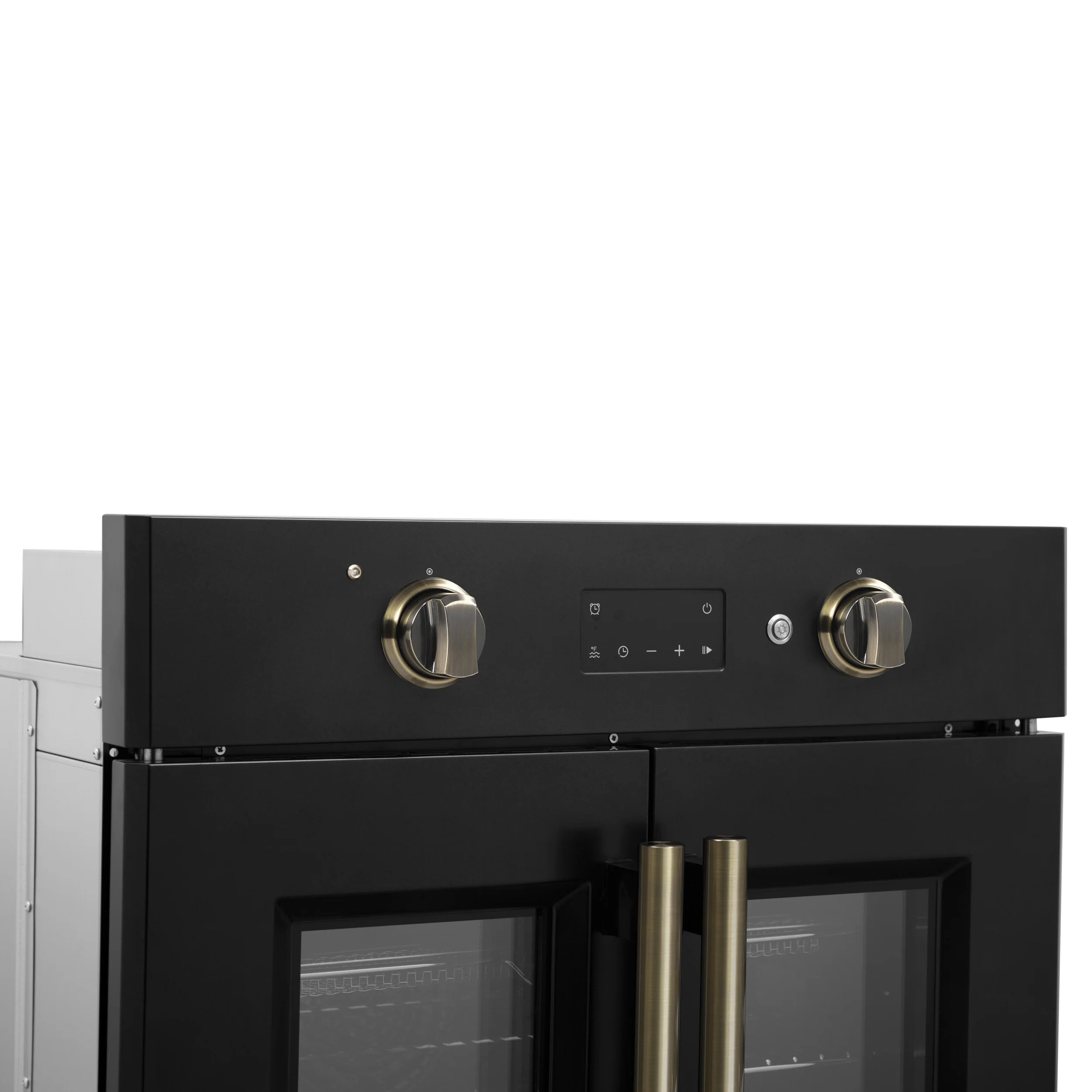 Forno Asti 30-Inch French Door Electric Wall Oven in Black & Antique Brass, 3.68 cu. ft. True Convection, 3,600W, Air Fry, Sous Vide, Self-Clean - Image 9