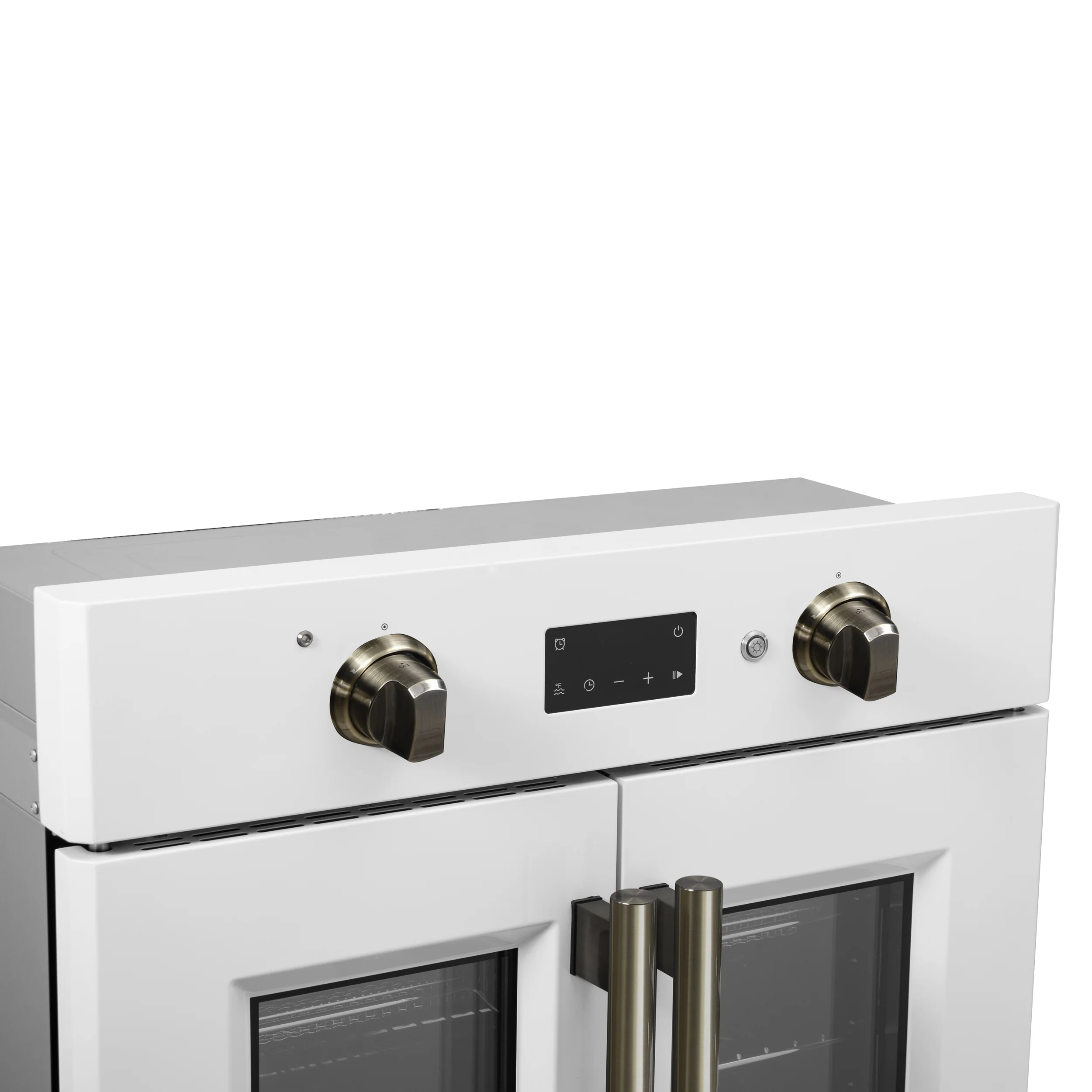 Forno Asti 30-Inch French Door Electric Wall Oven in White & Antique Brass, 3.68 cu. ft. True Convection, 3,600W, Air Fry, Sous Vide, Self-Clean - Image 14