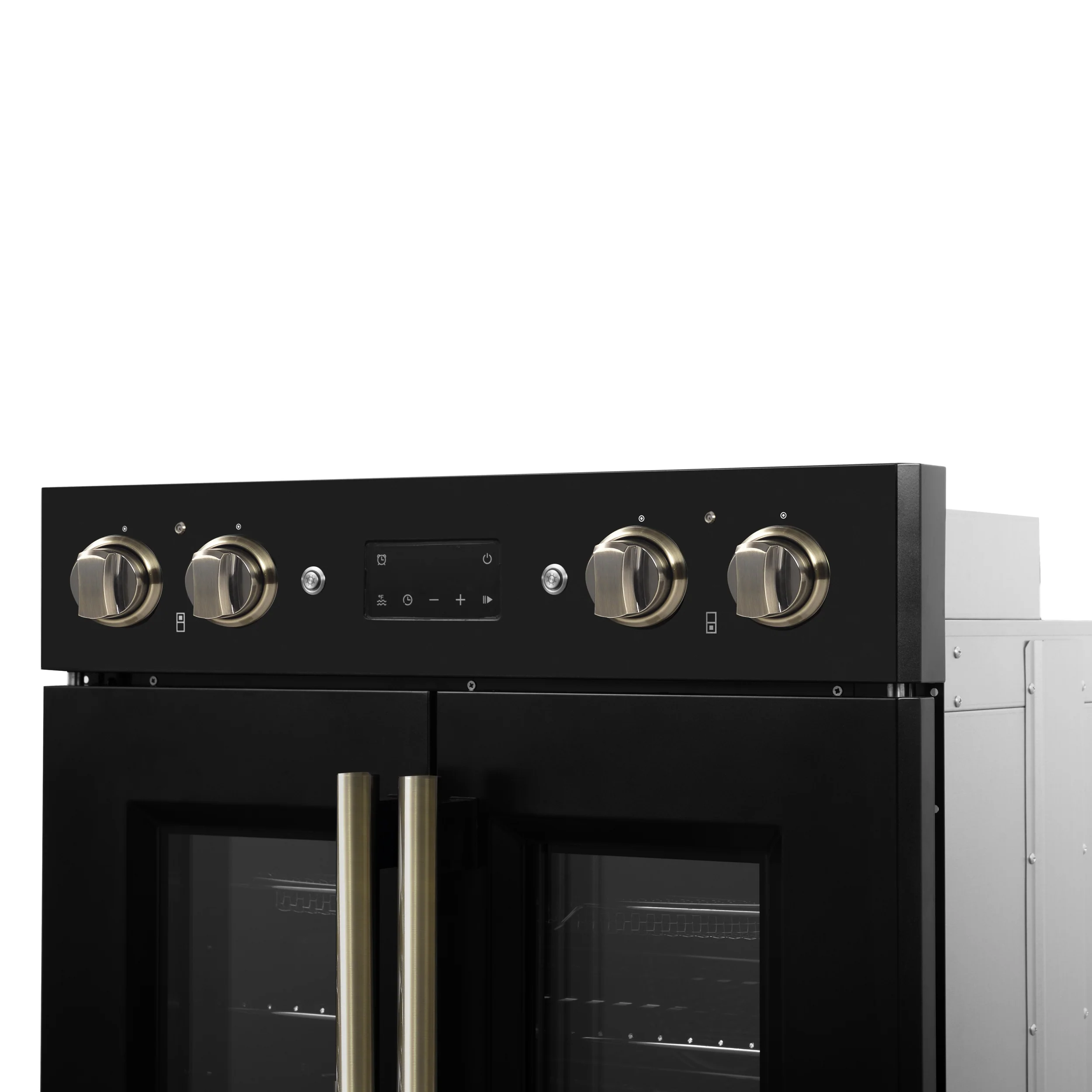 Forno Asti 30-Inch Double Electric Wall Oven with Upper French Doors in Black & Antique Brass, 7.36 cu. ft. Dual True Convection, 7,200W, Air Fry, Sous Vide, Self-Clean - Image 10