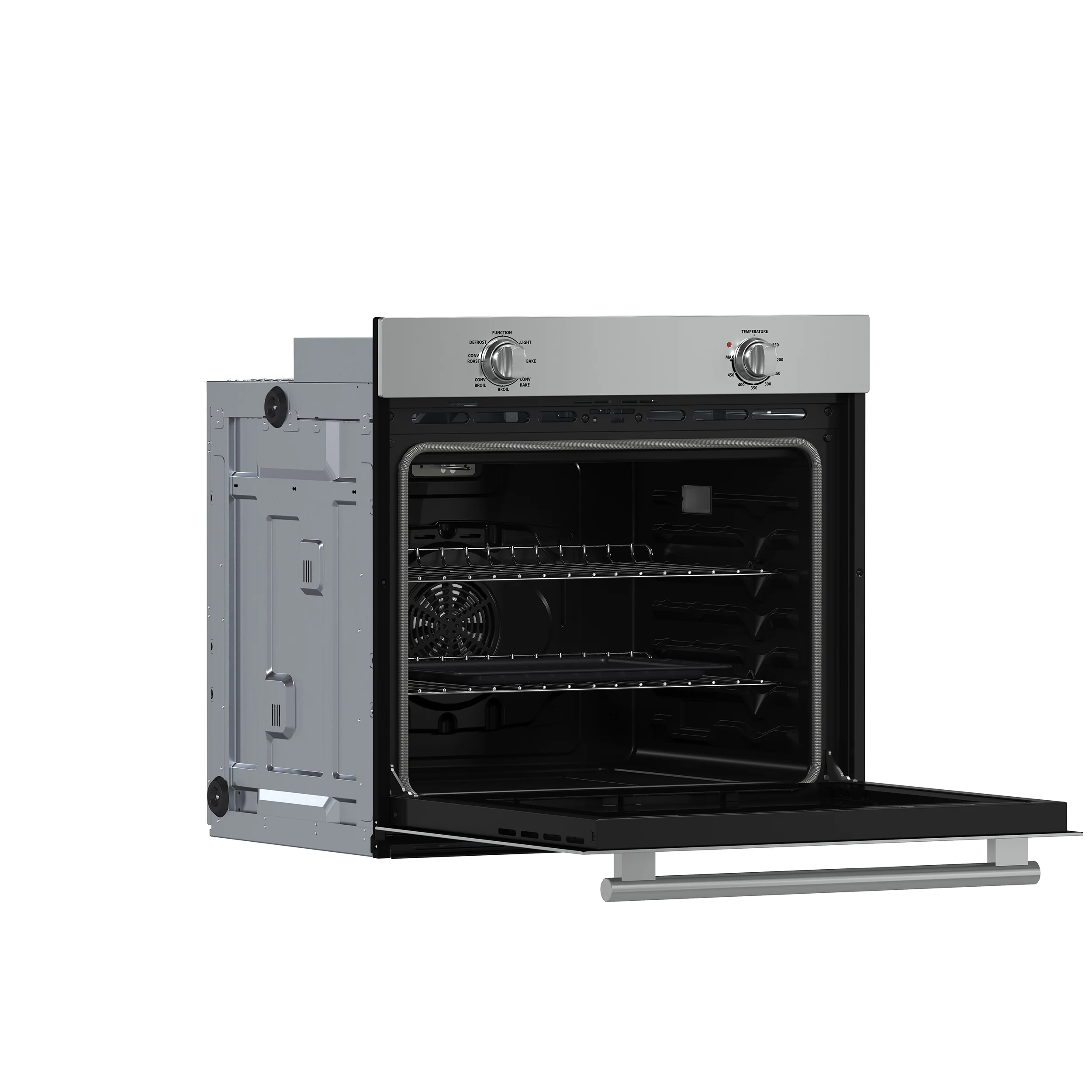 Forno Vomero 30-Inch Wall Oven, Stainless Steel, 5 cu.ft Capacity, 3550 Watts Convection, Mechanical Controls, Self-Cleaning Function - Image 11