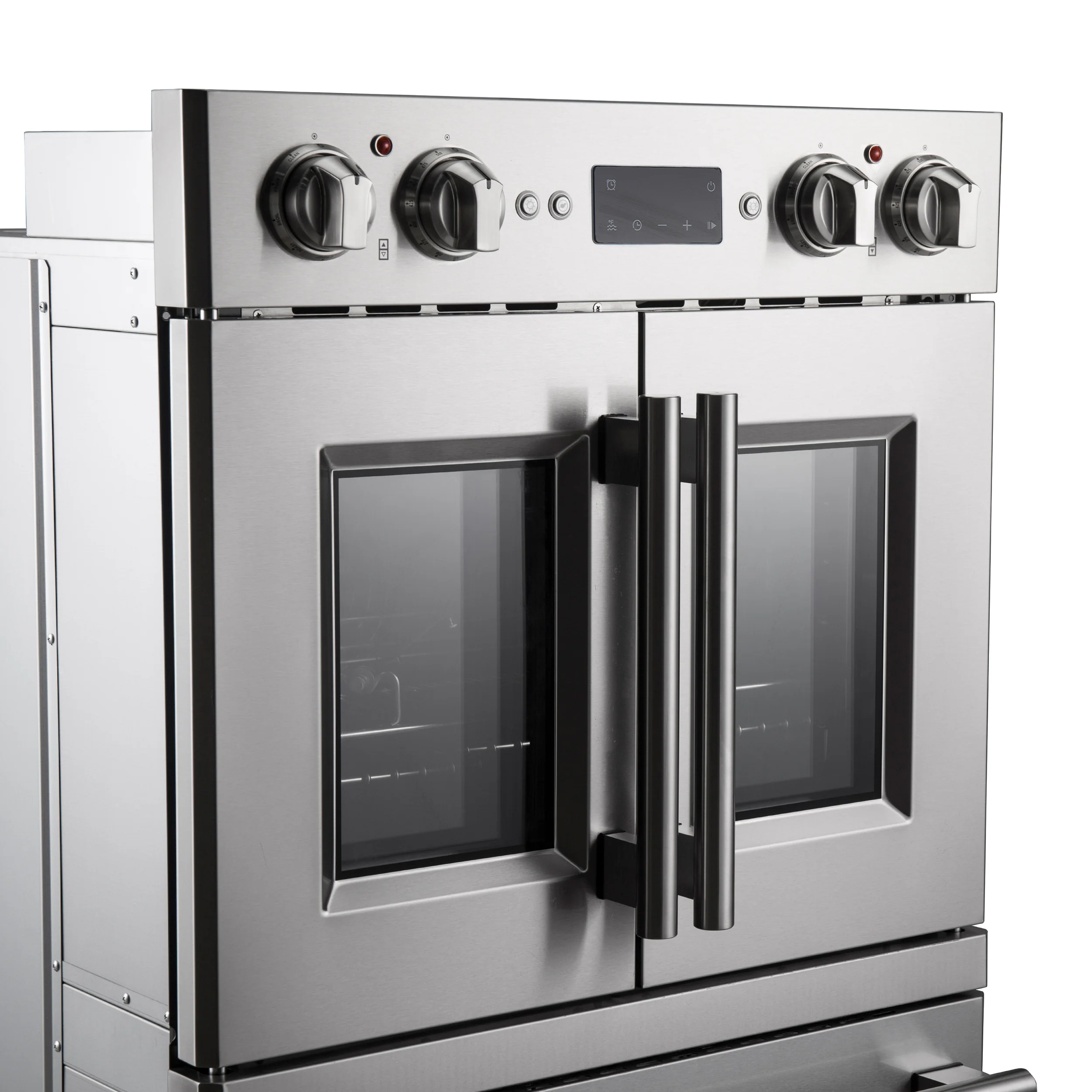 Forno Gallico 30-Inch Electric French Door Double Oven, Stainless Steel, Convection Cooking, Touch Control Panel, Self-Cleaning Function - Image 7