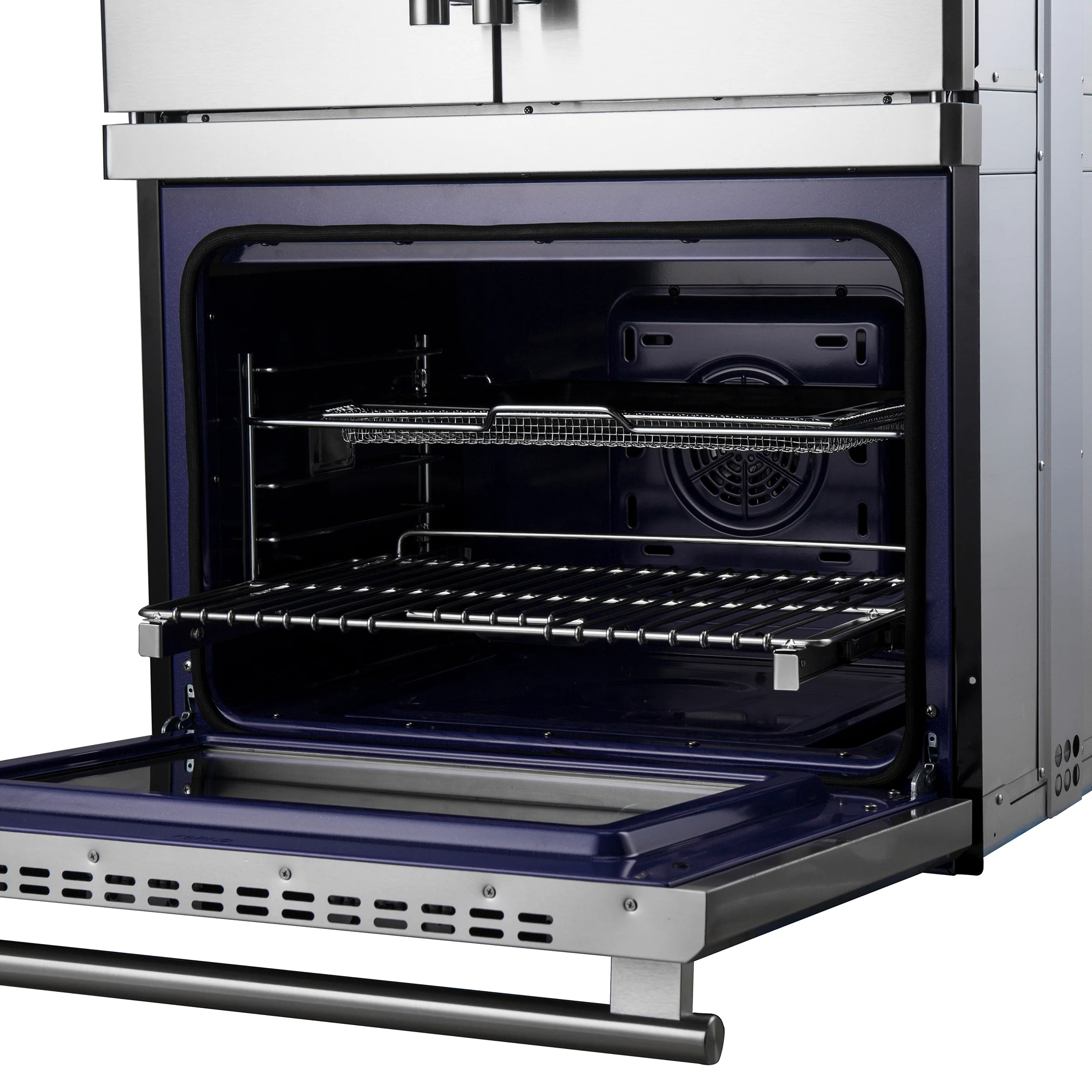 Forno Gallico 30-Inch Electric French Door Double Oven, Stainless Steel, Convection Cooking, Touch Control Panel, Self-Cleaning Function - Image 8