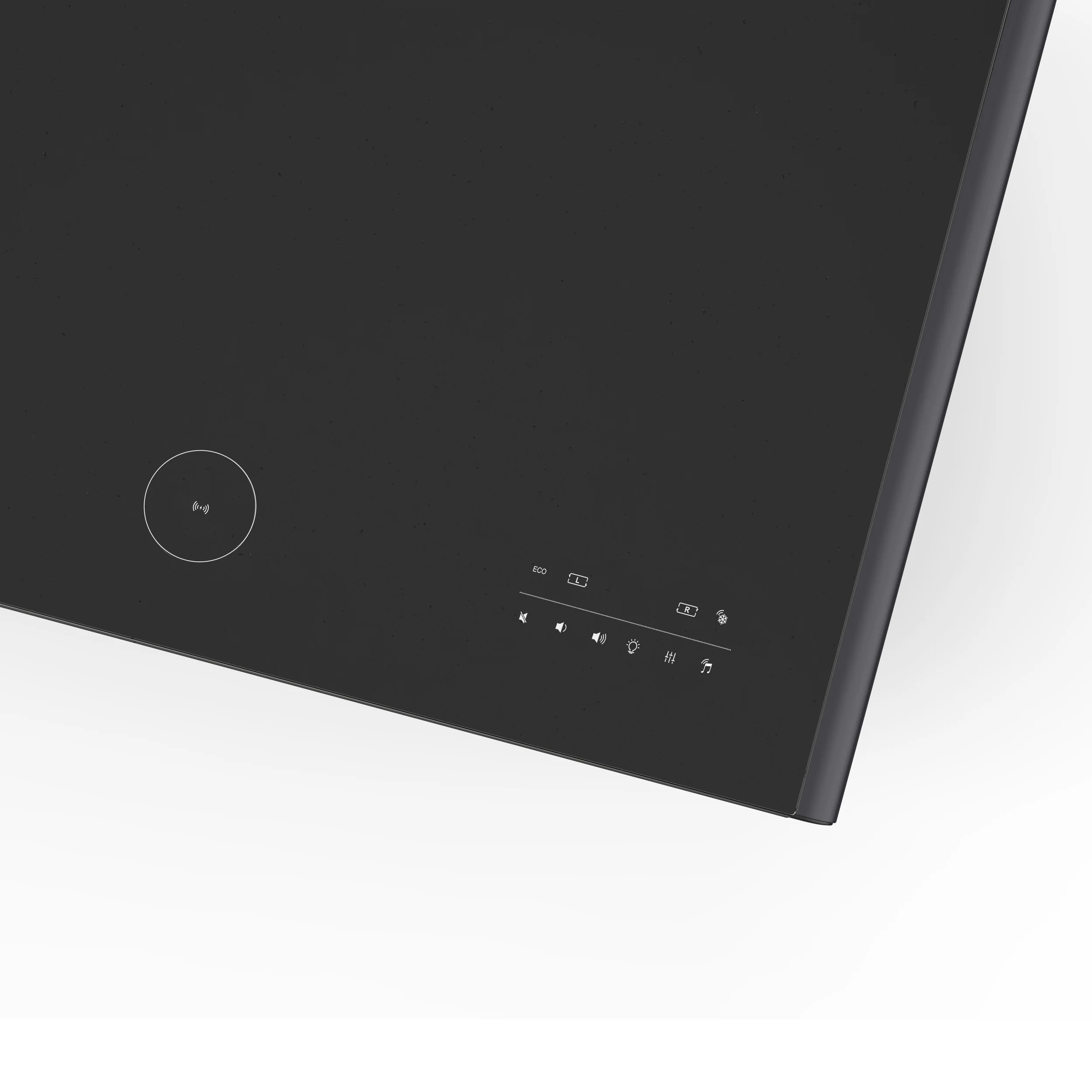 Forno Evoluto Tavolo 51-Inch Black Smart Coffee Table – Dual Refrigerator Drawers, Bluetooth 5.0 Audio, Wireless Charging & RGB Ambient Light - Image 3