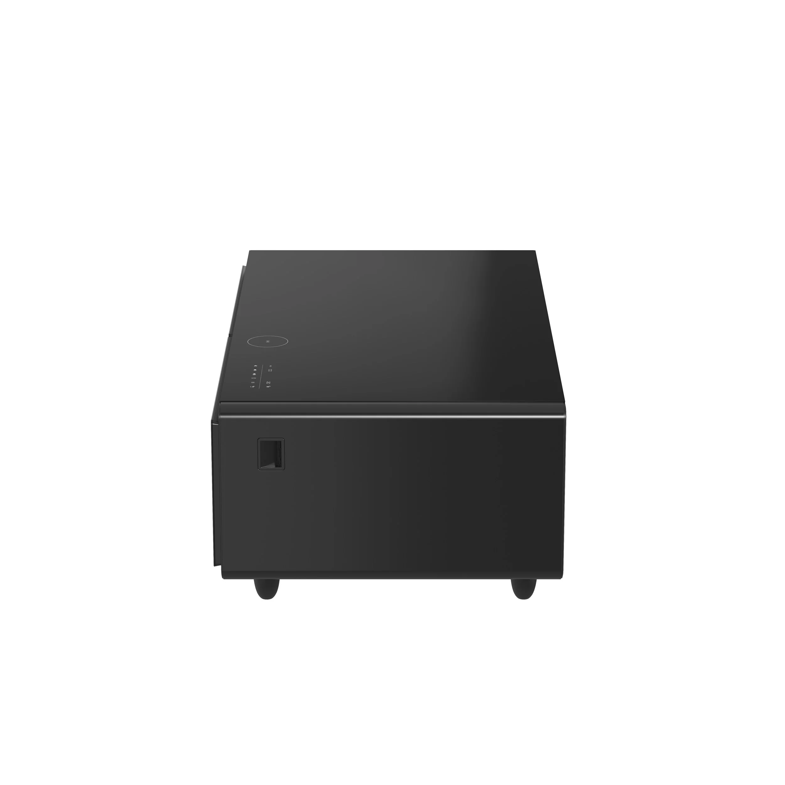 Forno Evoluto Tavolo 51-Inch Black Smart Coffee Table – Dual Refrigerator Drawers, Bluetooth 5.0 Audio, Wireless Charging & RGB Ambient Light - Image 9