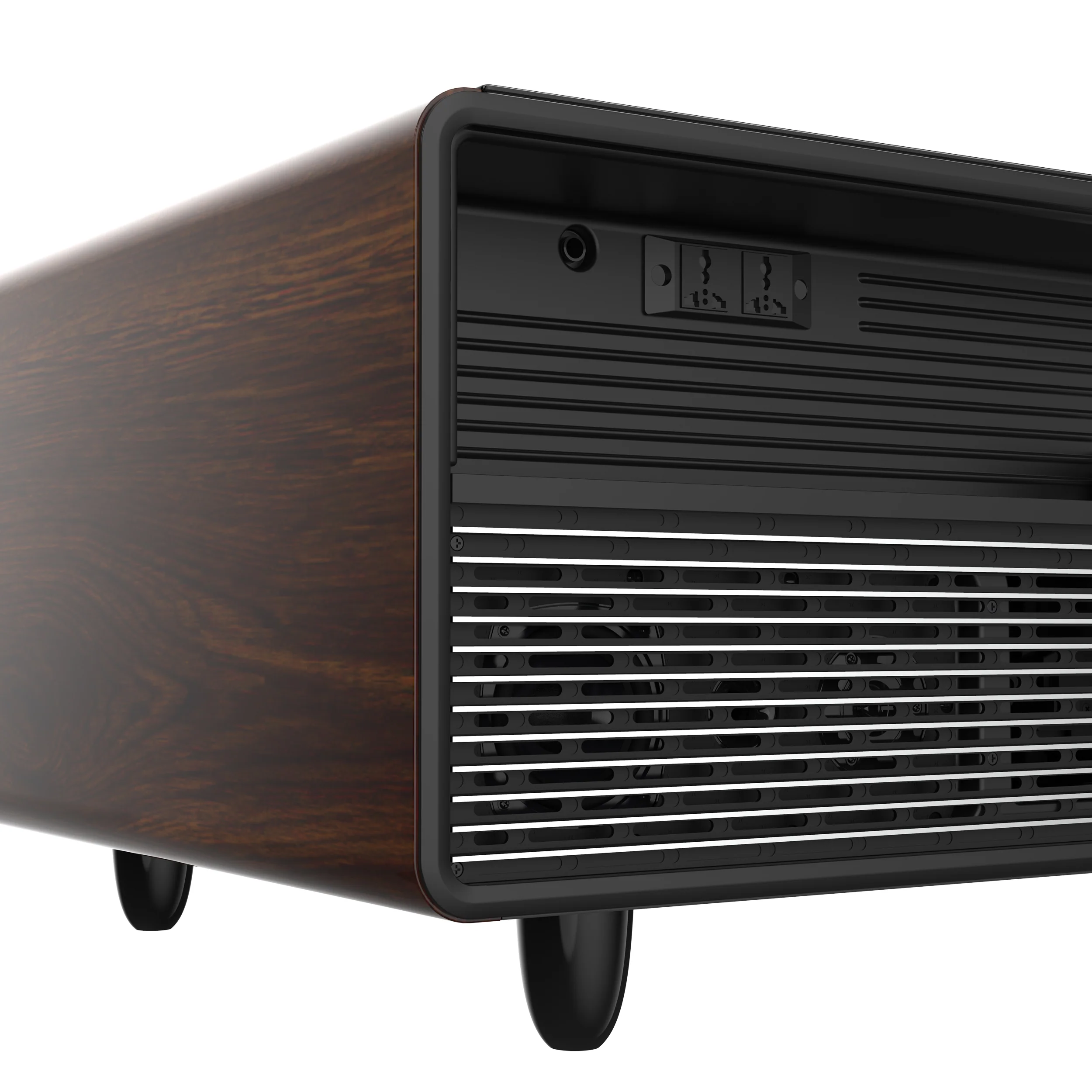 Forno Evoluto Tavolo 51-Inch Smart Coffee Table with Wood-Accent Sides – Dual Cooling Zones, Wireless Charging Pad & Built-In Bluetooth Speakers - Image 8