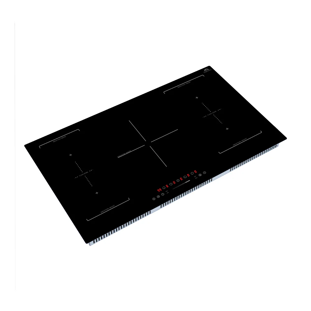 Forno Ornonzo 36-Inch Induction Cooktop, 5 Zones, 2 Flex-Zones, 10,200W Total Power, Touch Control, 9 Power Levels - Image 3