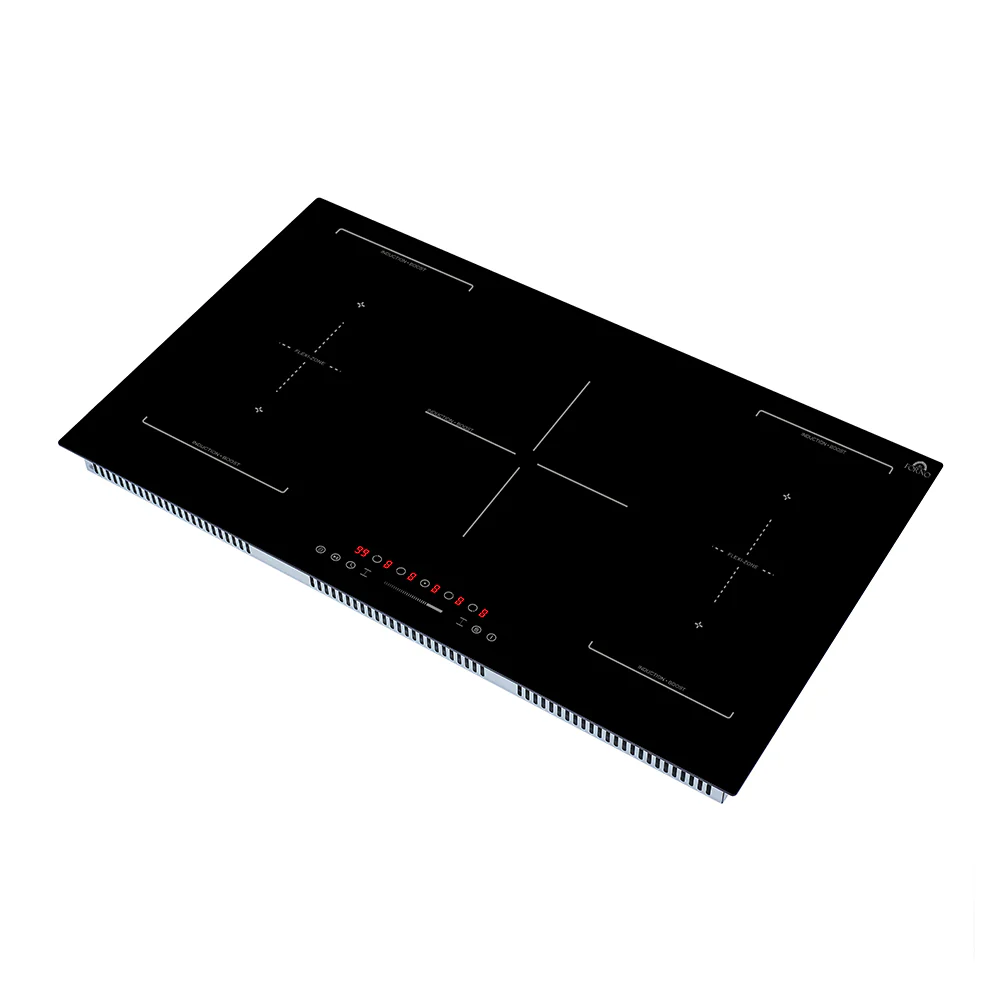 Forno Ornonzo 36-Inch Induction Cooktop, 5 Zones, 2 Flex-Zones, 10,200W Total Power, Touch Control, 9 Power Levels - Image 4