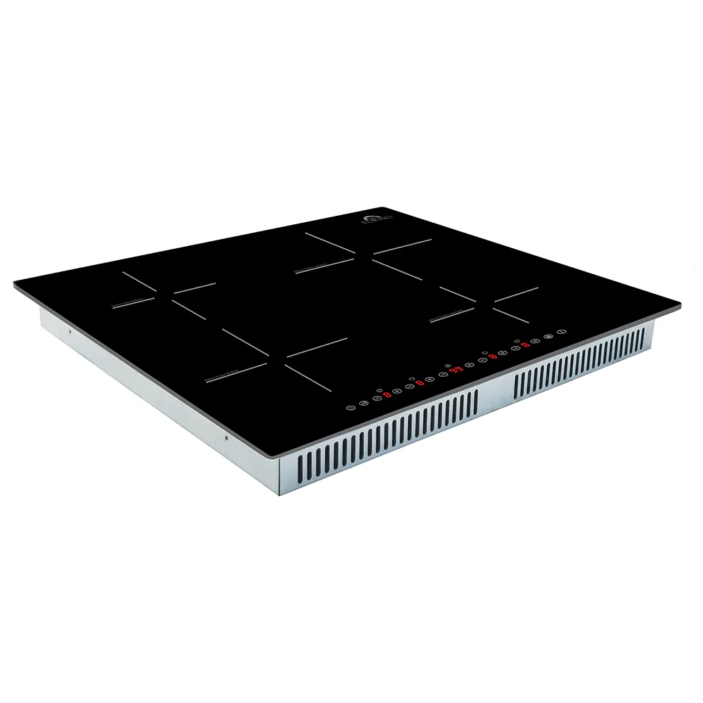 Forno Parco 24-Inch Induction Cooktop, 4 Zones, 7,200W Total Power, Touch Control, 9 Power Levels, Booster Function - Image 4