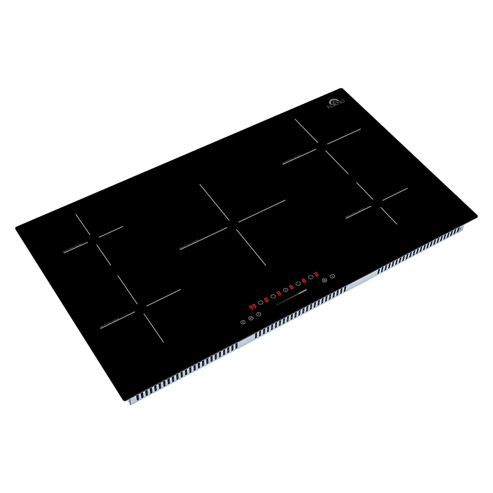 Forno Parco 36-Inch Induction Cooktop, 5 Zones, 10,200W Total Power, Touch Control, 9 Power Levels, Booster Function - Image 3