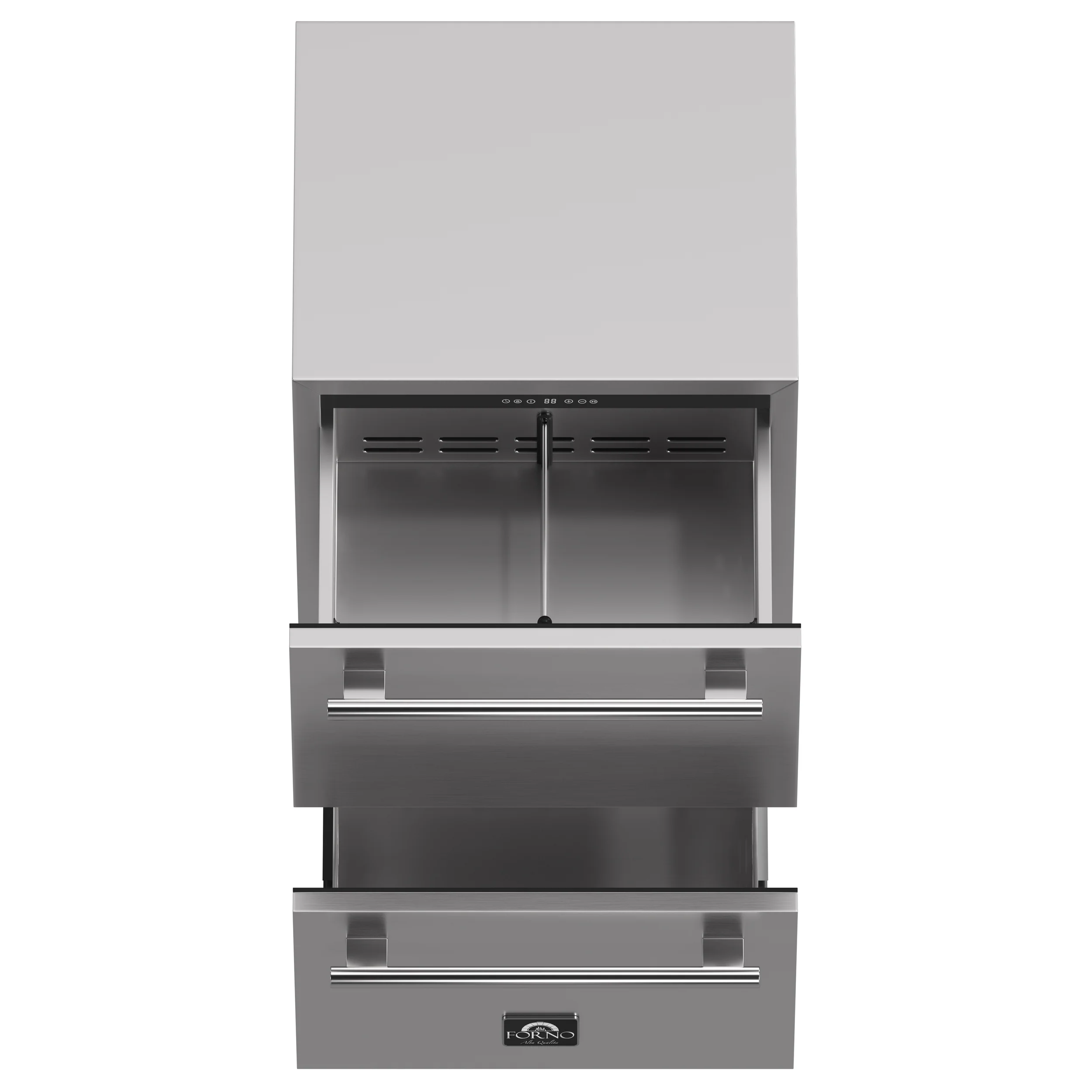 Forno Como 24-Inch Indoor Outdoor Drawer Refrigerator, 4.87 cu.ft, Stainless Steel Interior, Adjustable Shelves, LED Lighting - Image 3