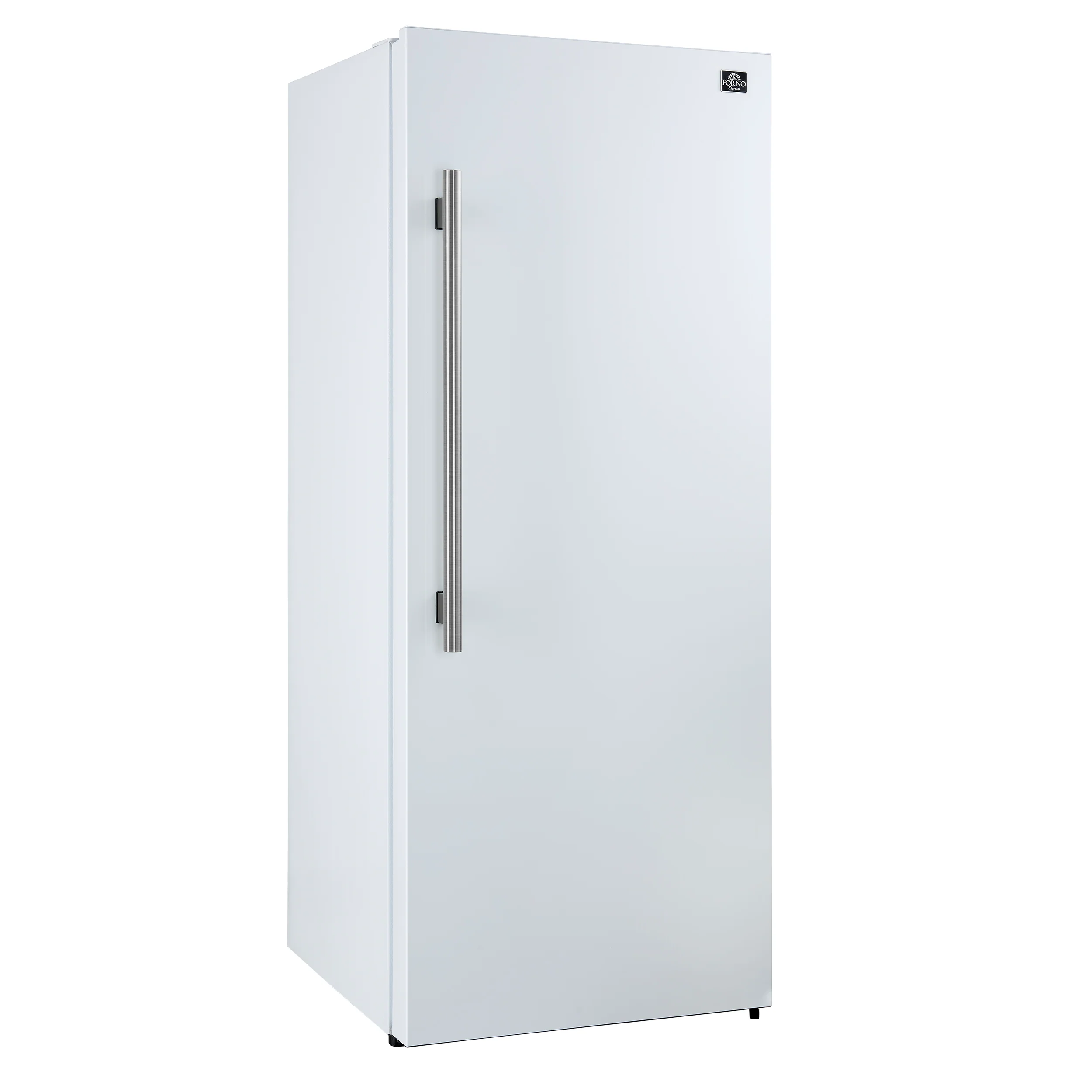 Forno Maderno 28-Inch Convertible Freezer/Refrigerator in White with Antique Brass Handle, 13.6 cu.ft. Right Swing - Image 12