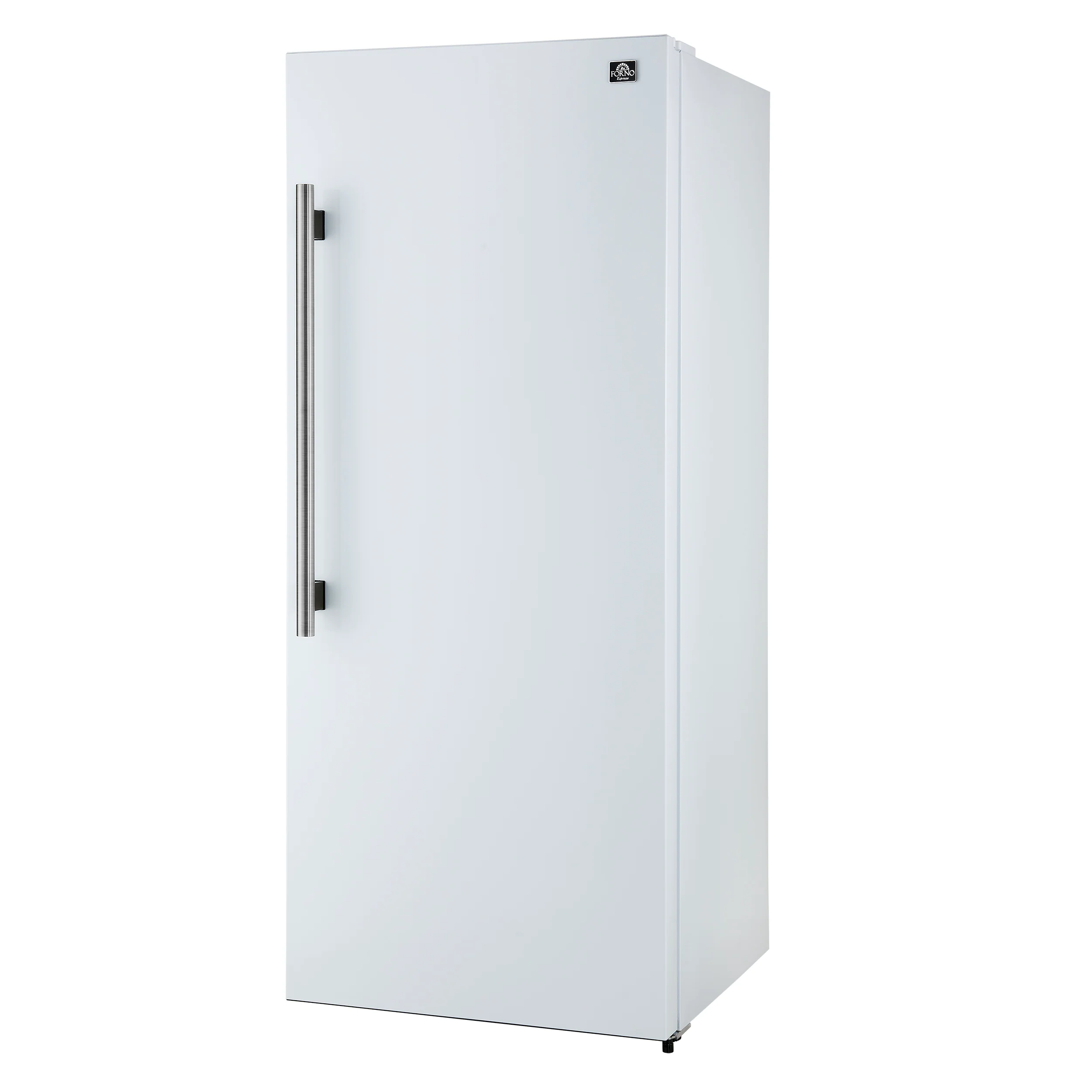 Forno Maderno 28-Inch Convertible Freezer/Refrigerator in White with Antique Brass Handle, 13.6 cu.ft. Right Swing - Image 15