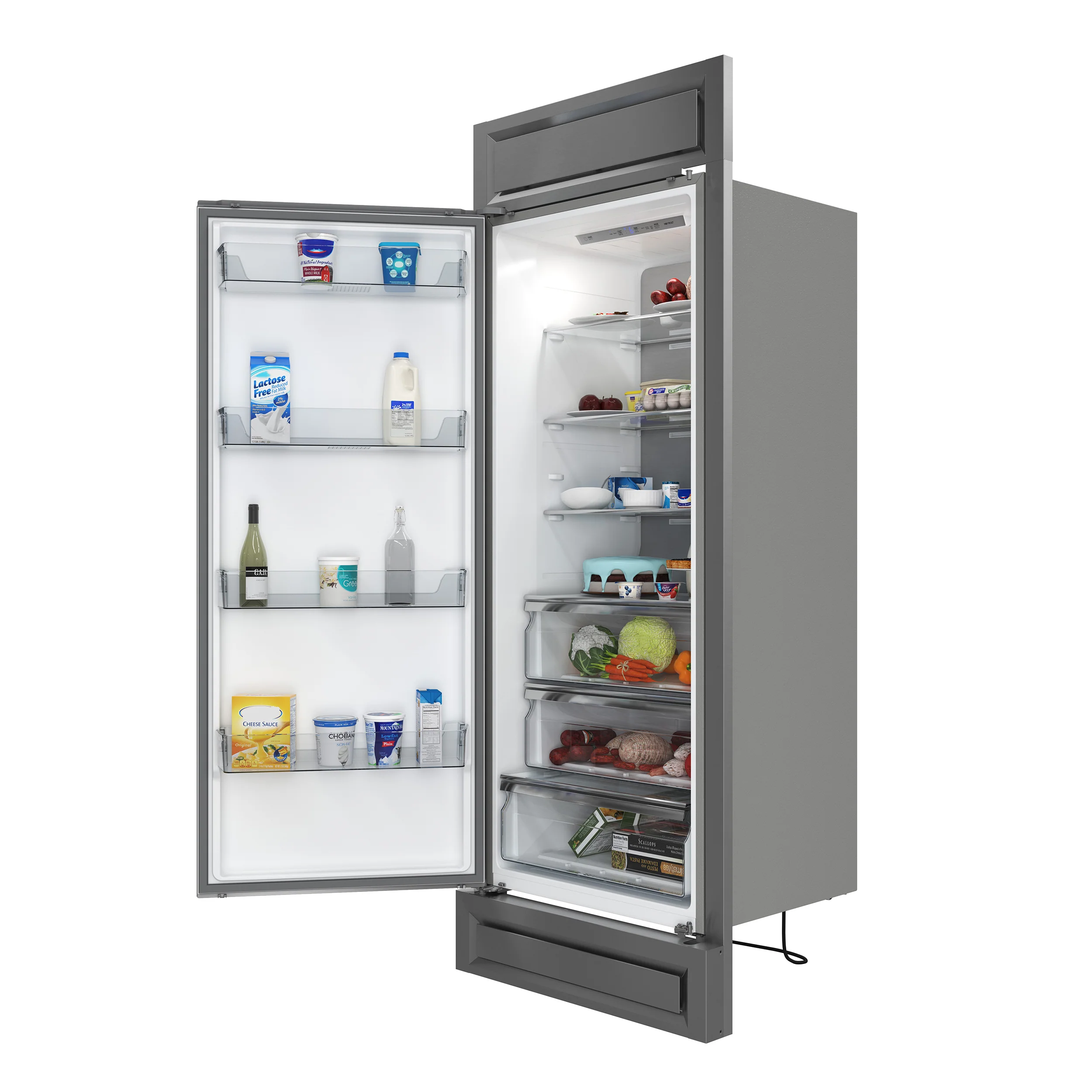 Forno Maderno 28-Inch Built-In Convertible Refrigerator, 13.6 cu.ft, Left Swing, Decorative Grill, ENERGY STAR Certified - Image 5