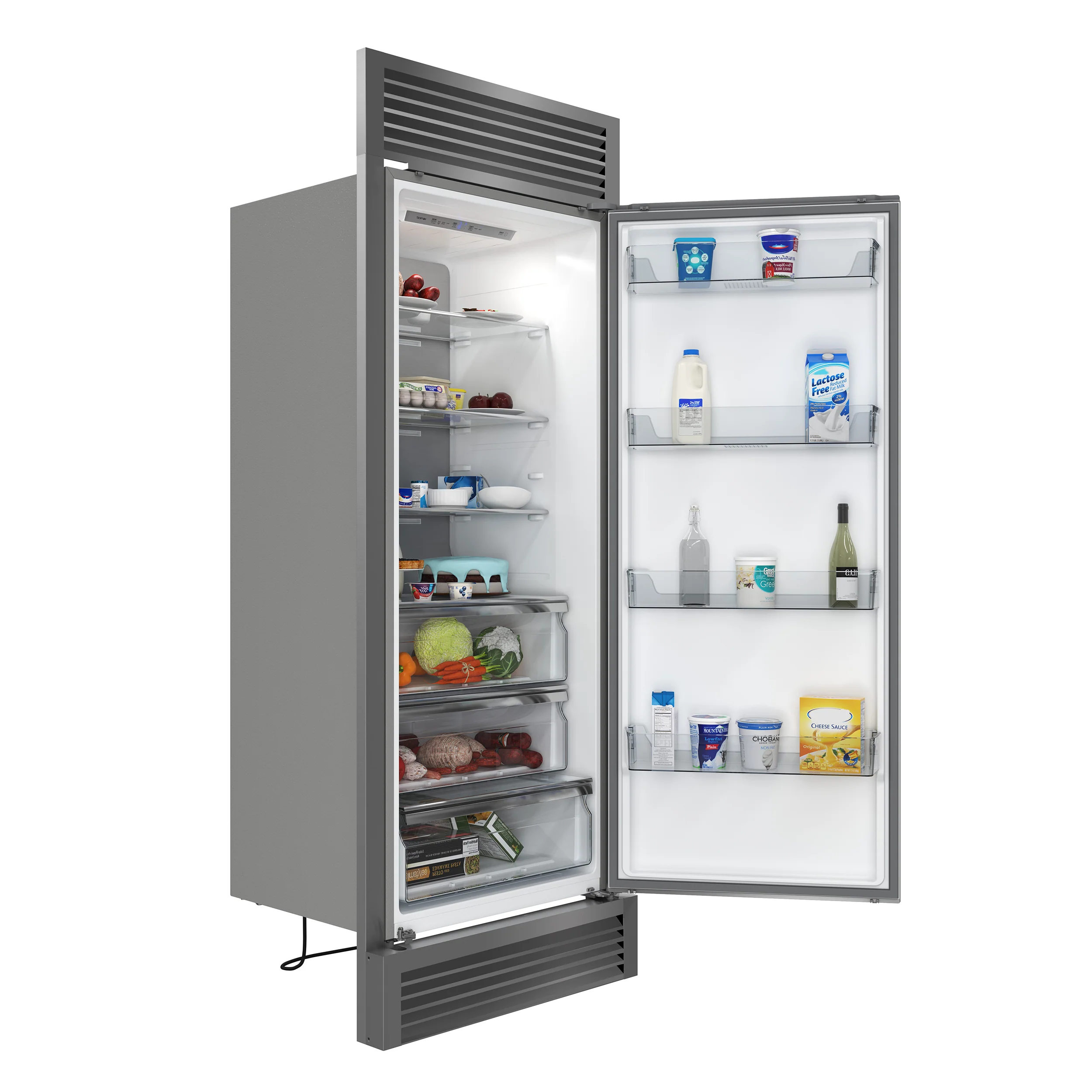 Forno Maderno 28-Inch Built-In Convertible Refrigerator, 13.6 cu.ft, Right Swing, Decorative Grill, ENERGY STAR Certified - Image 3