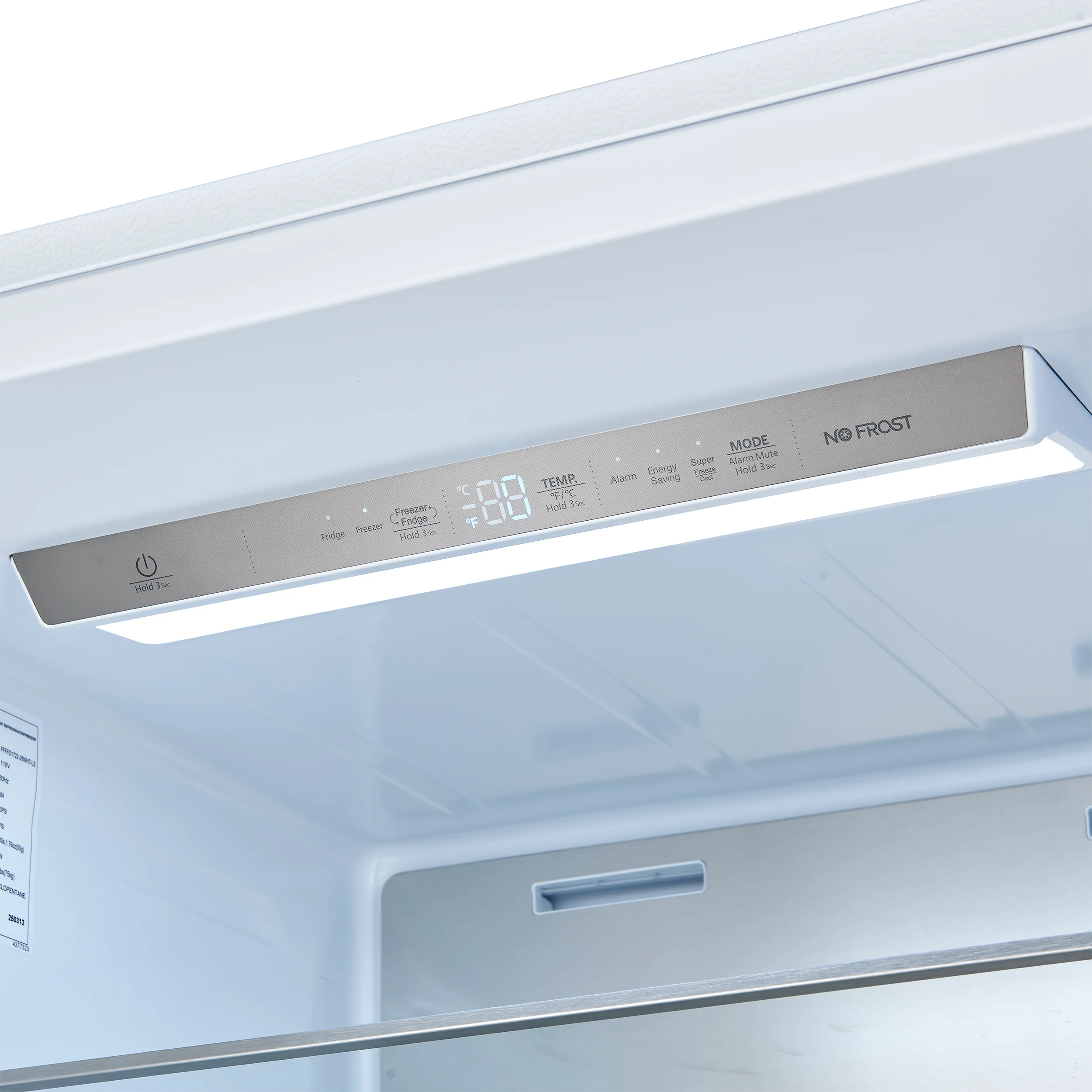Forno Maderno 28" Built-In Convertible Refrigerator in White, 13.6 cu.ft. Left Swing with Decorative Grill - 32" Wide - Image 9