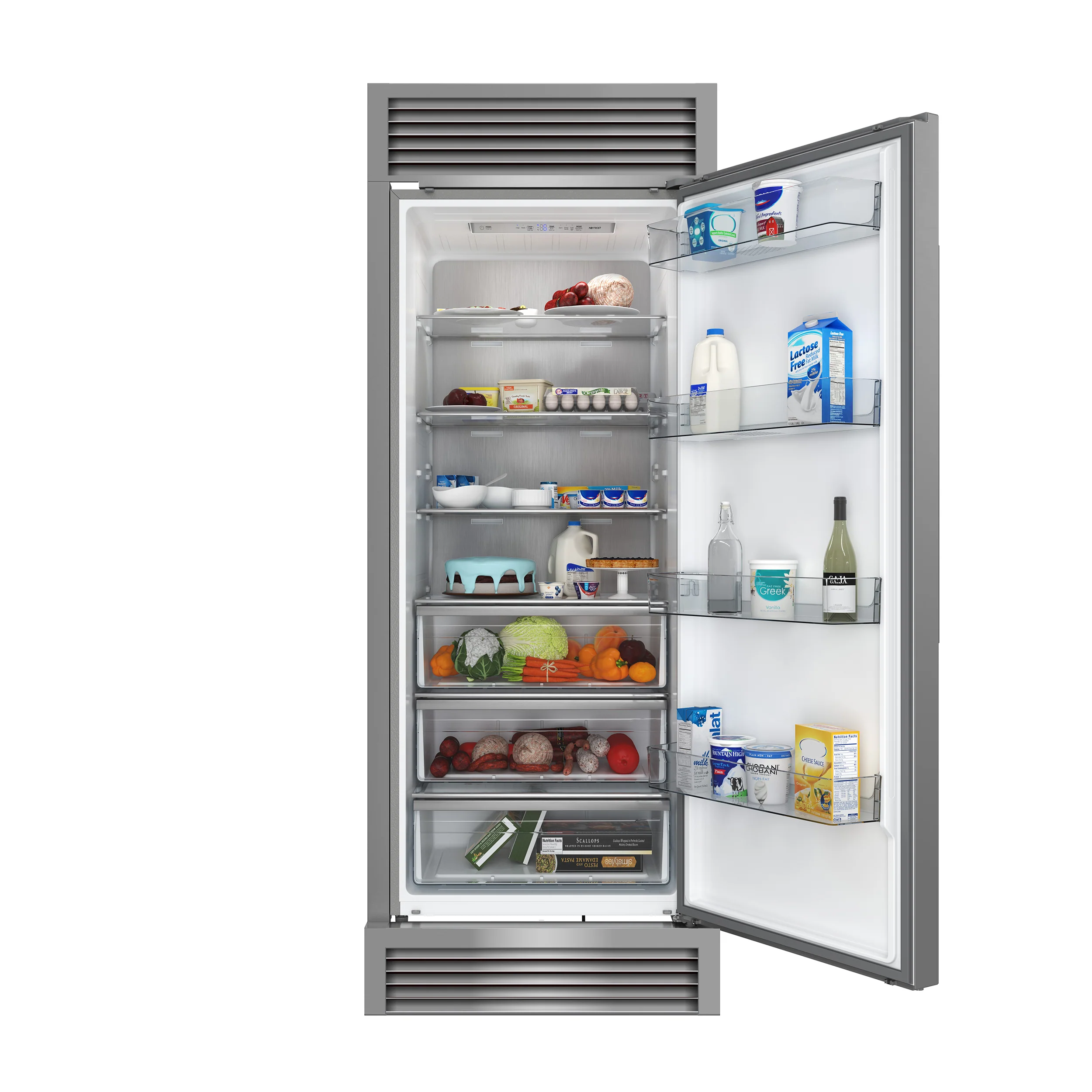 Forno Maderno 2-28-Inch Wide Convertible Refrigerator/Freezer, Decorative Trim, 27.2 cu.ft, 84-Inch High, ENERGY STAR Certified - Image 7