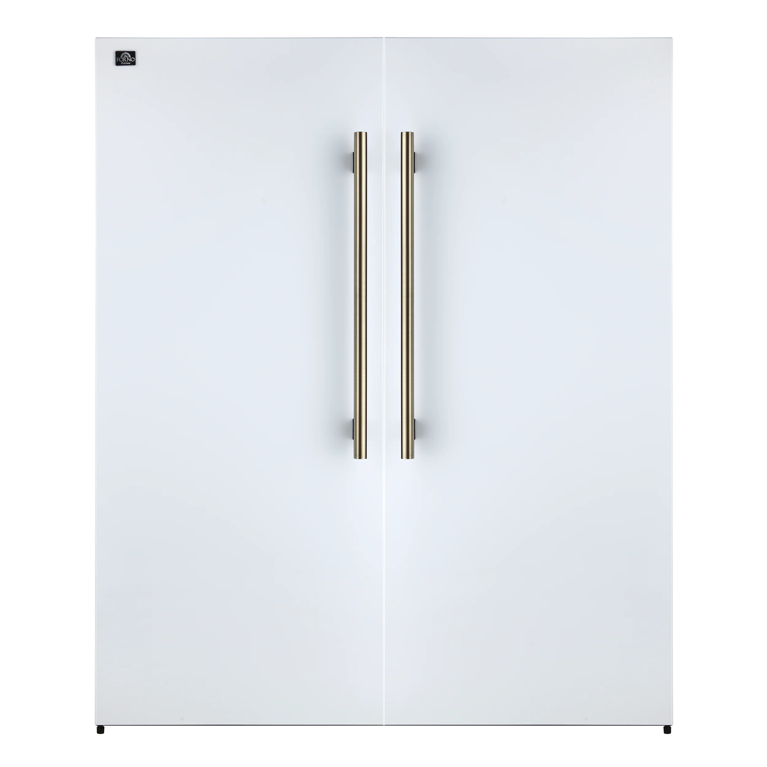 Forno Maderno 2-28-Inch Wide Convertible Refrigerator/Freezer in White, Decorative Trim, 27.2 cu.ft, 84-Inch High, ENERGY STAR Certified - Image 5