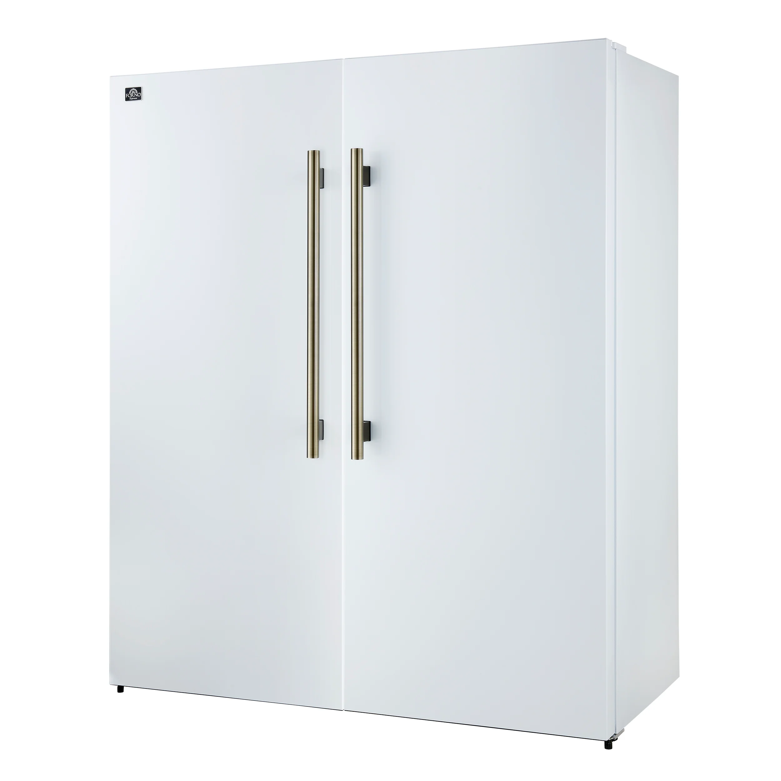 Forno Maderno 2-28-Inch Wide Convertible Refrigerator/Freezer in White, Decorative Trim, 27.2 cu.ft, 84-Inch High, ENERGY STAR Certified - Image 6