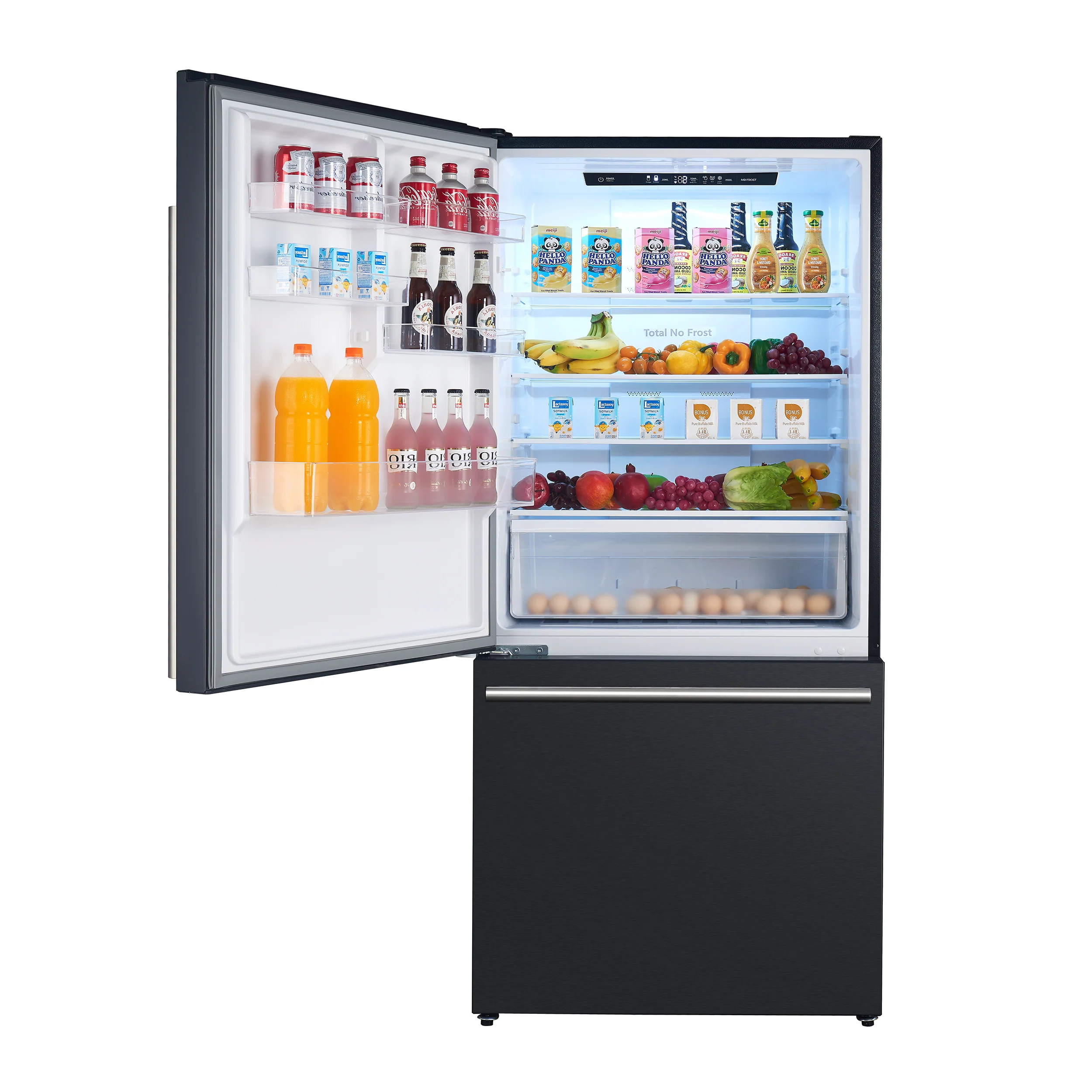 Forno Milano Espresso 31-Inch Black Bottom Freezer Refrigerator, 17.2 Cu. Ft., Energy-Efficient, No Frost, Built-In Ice Maker - Image 8