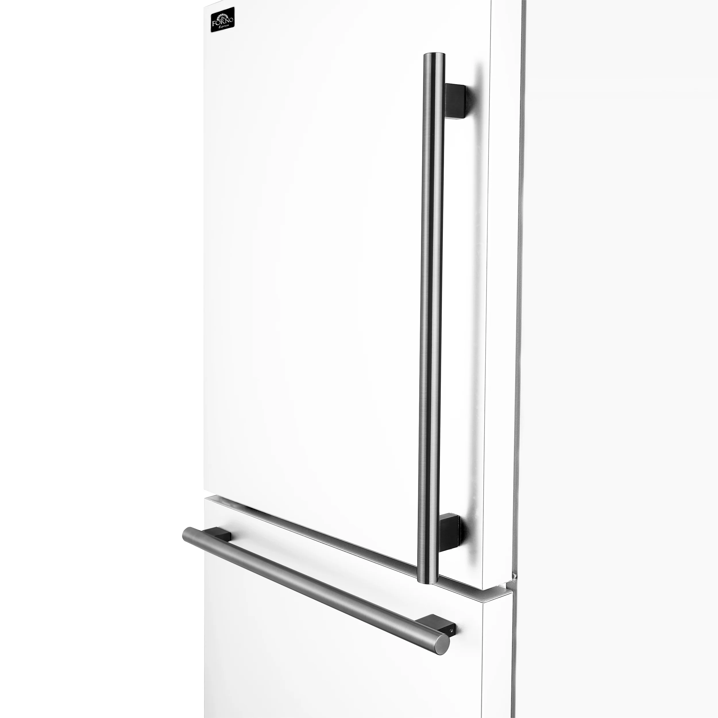 Forno Milano Espresso 31-Inch White Bottom Freezer Refrigerator, 17.2 Cu. Ft., Energy-Efficient, No Frost, Built-In Ice Maker - Image 13