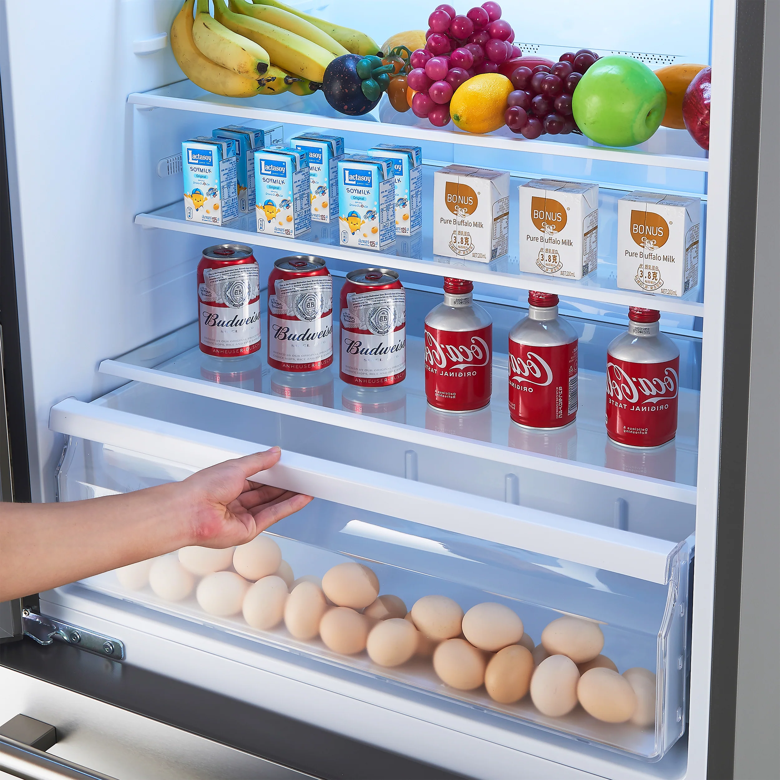 Forno Milano Espresso 31-Inch Stainless Steel Bottom Freezer Refrigerator, 17.2 cu.ft., Built-In Ice Maker, ENERGY STAR - Image 9