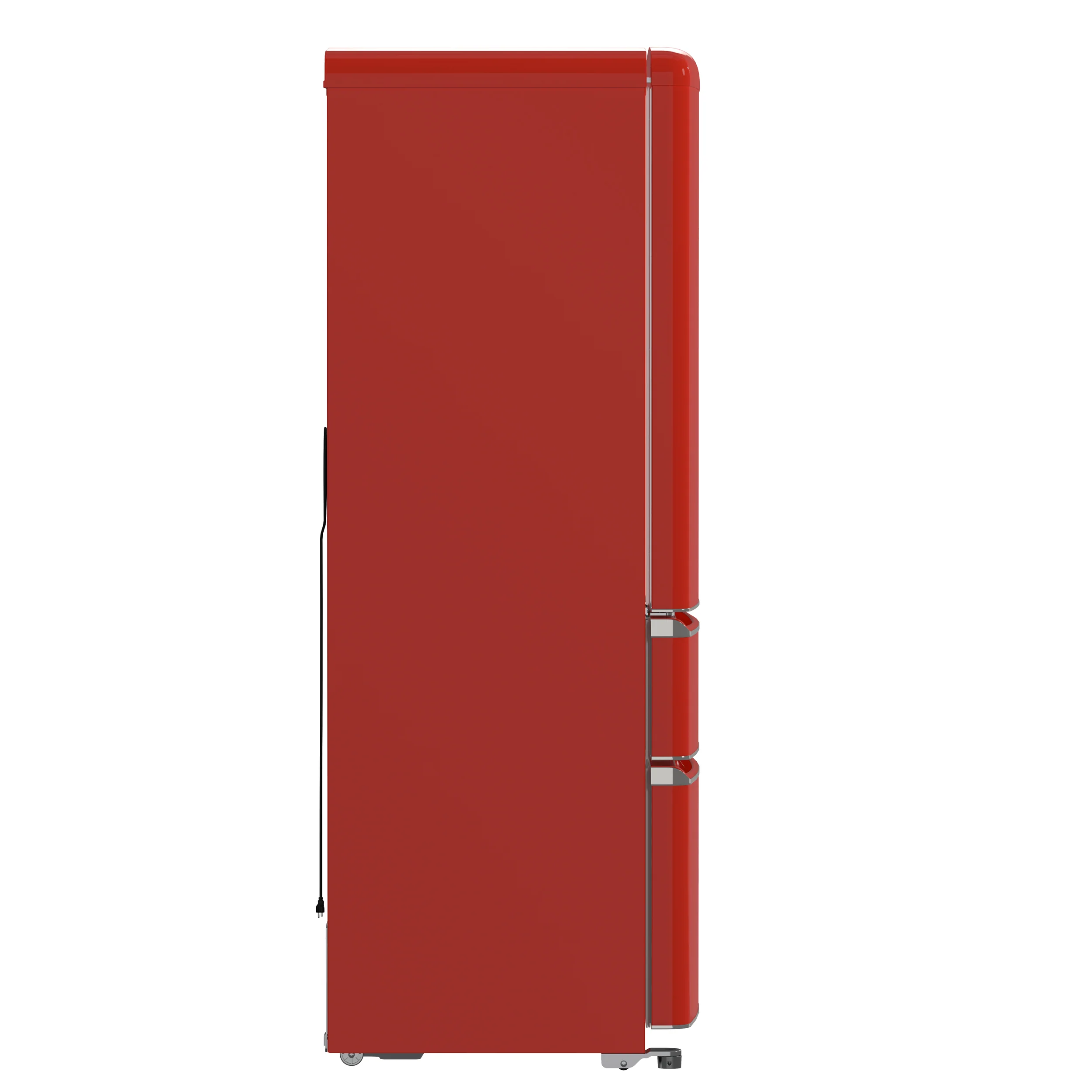 Forno Luigi 33-Inch French Door Refrigerator, 18 cu.ft, Red Finish, Handle-Free Design, ENERGY STAR Certified - Image 10