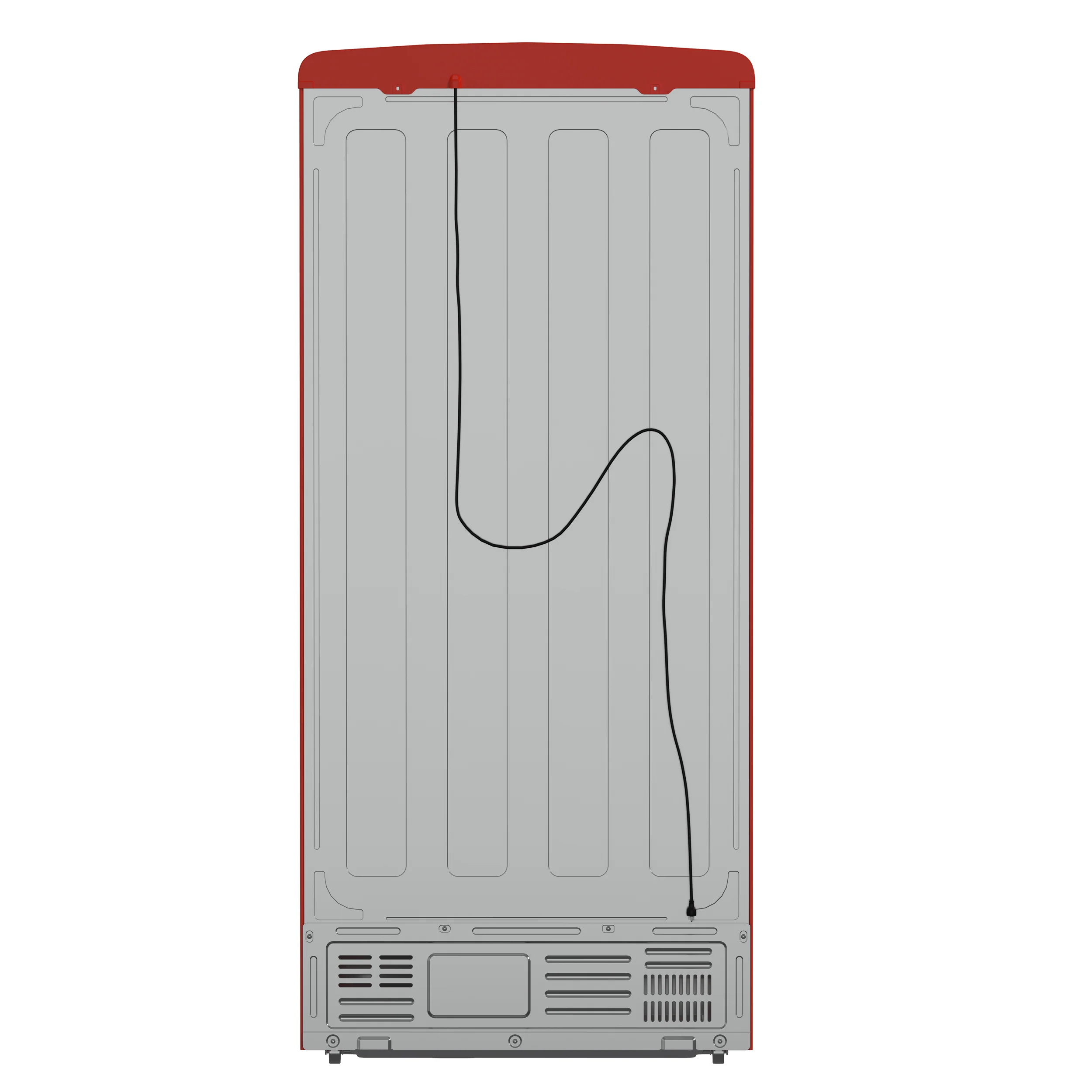Forno Luigi 33-Inch French Door Refrigerator, 18 cu.ft, Red Finish, Handle-Free Design, ENERGY STAR Certified - Image 13