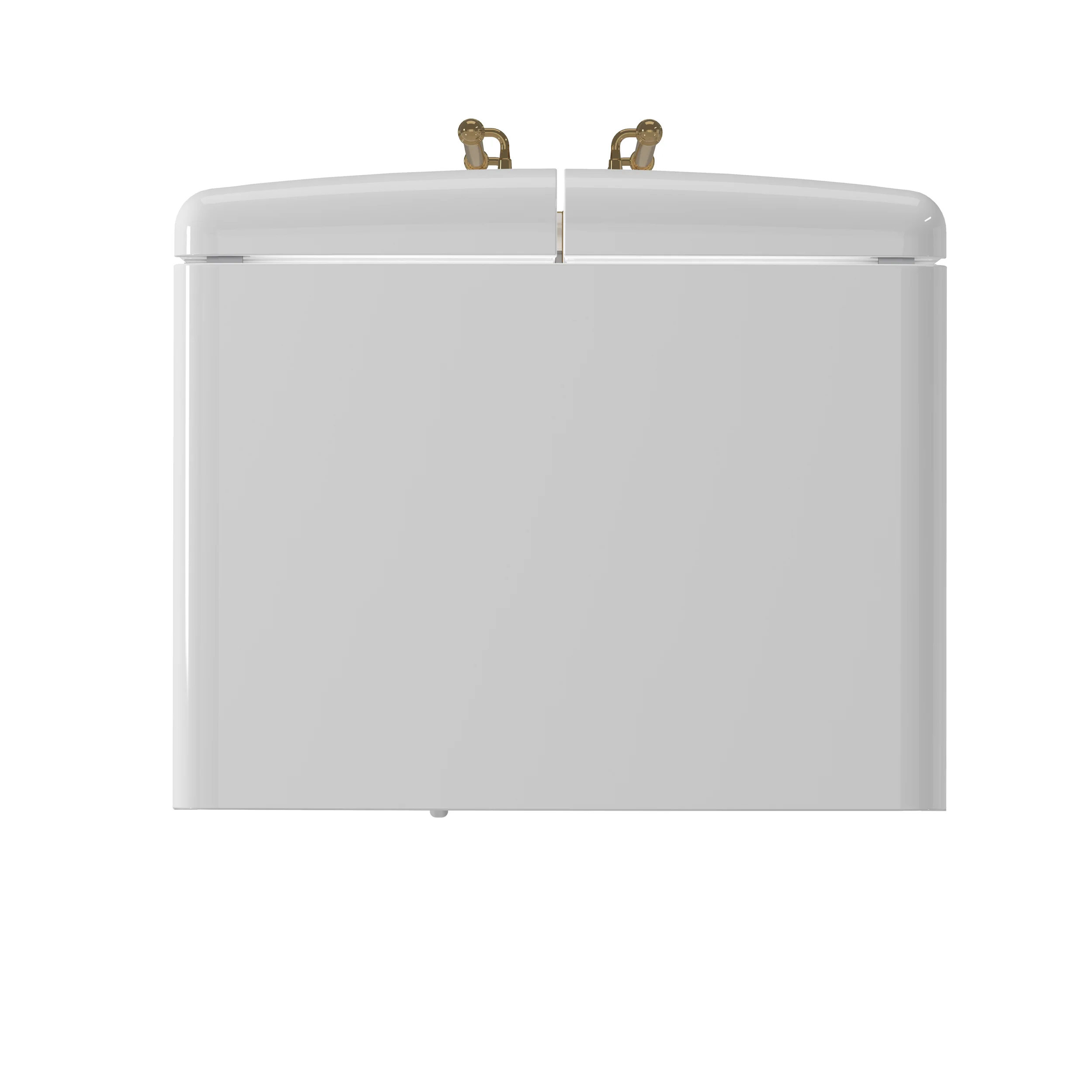 Forno Luigi 33-Inch French Door Refrigerator, 18 cu.ft, White Finish, Antique Brass Handles, ENERGY STAR Certified - Image 11