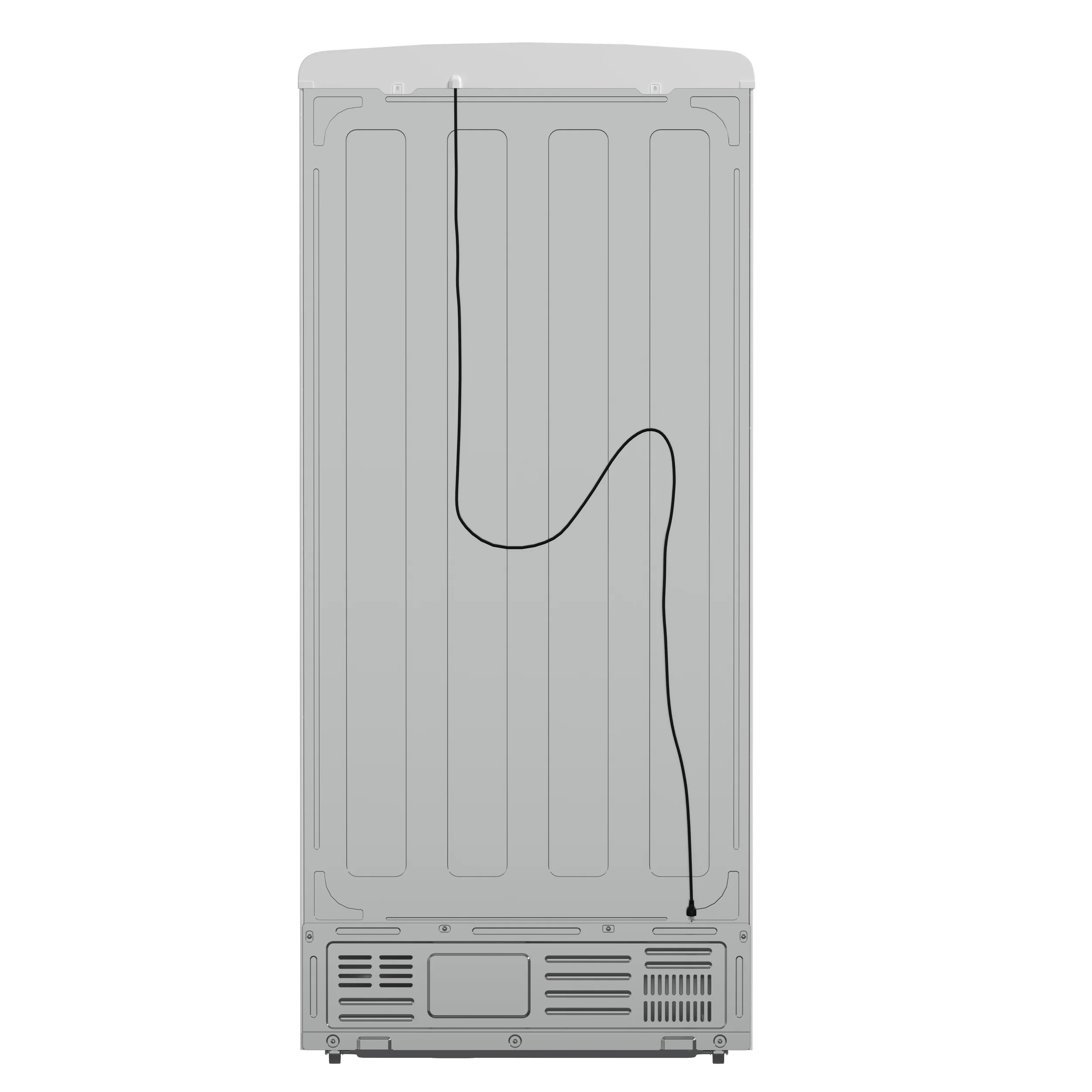Forno Luigi 33-Inch French Door Refrigerator, 18 cu.ft, White Finish, Antique Brass Handles, ENERGY STAR Certified - Image 12