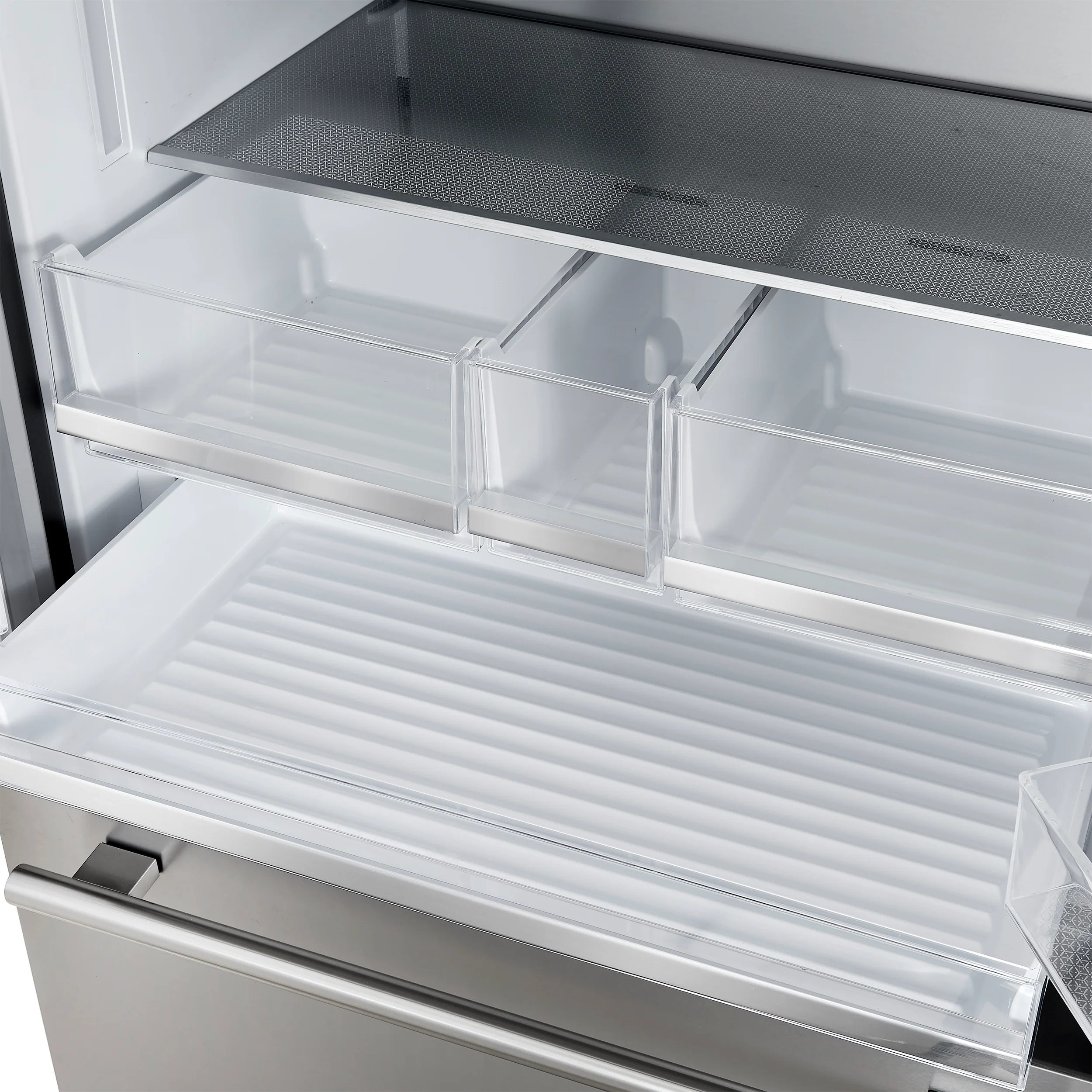 Forno Aosta 36-Inch French Door Refrigerator, Stainless Steel, 22.4 cu.ft, External Water Dispenser, Automatic Ice Maker, ENERGY STAR Certified - Image 6