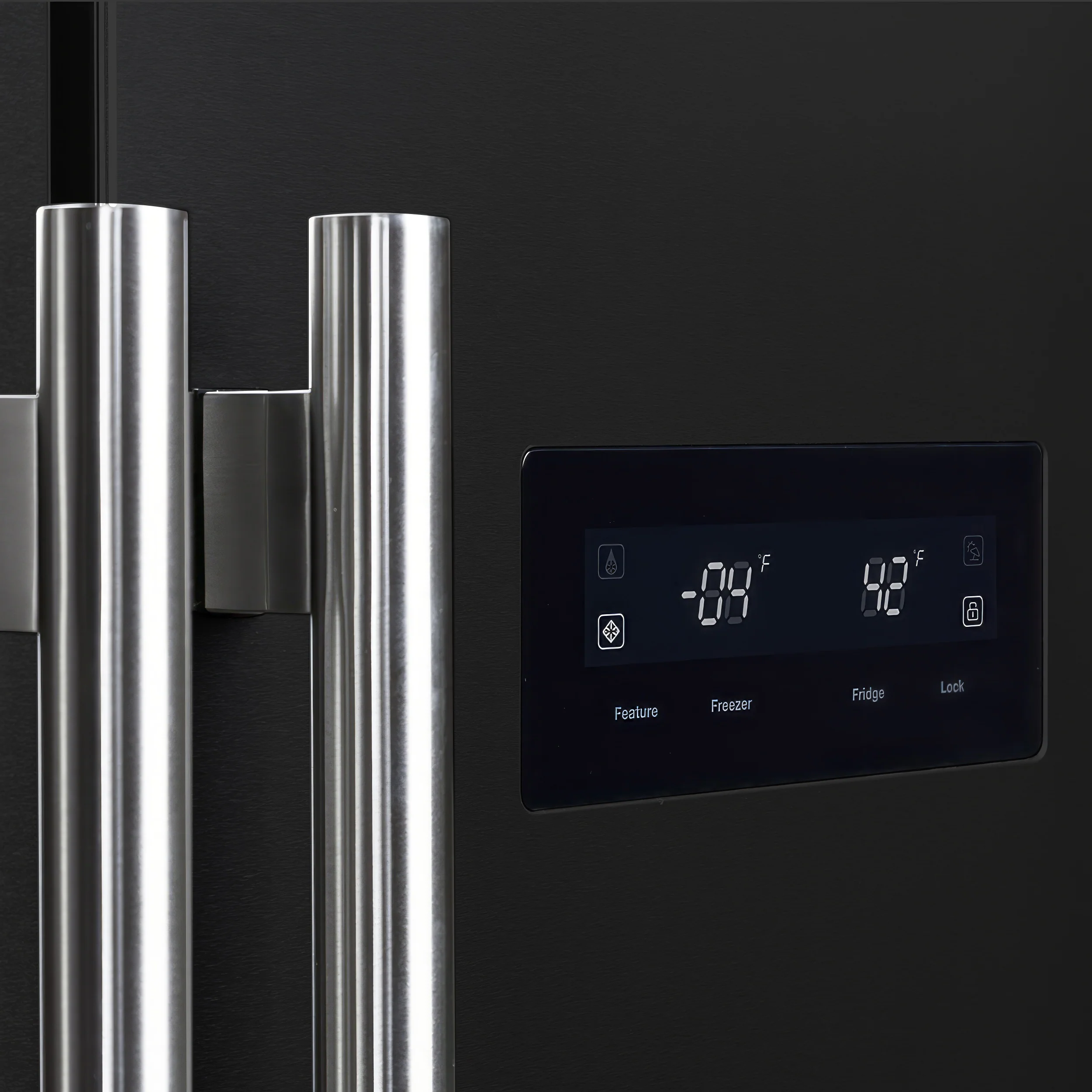 Forno Salerno Espresso 33-Inch Black Side-by-Side Refrigerator, 15.6 Cu. Ft., Energy-Efficient, No Frost, Modern Design - Image 8